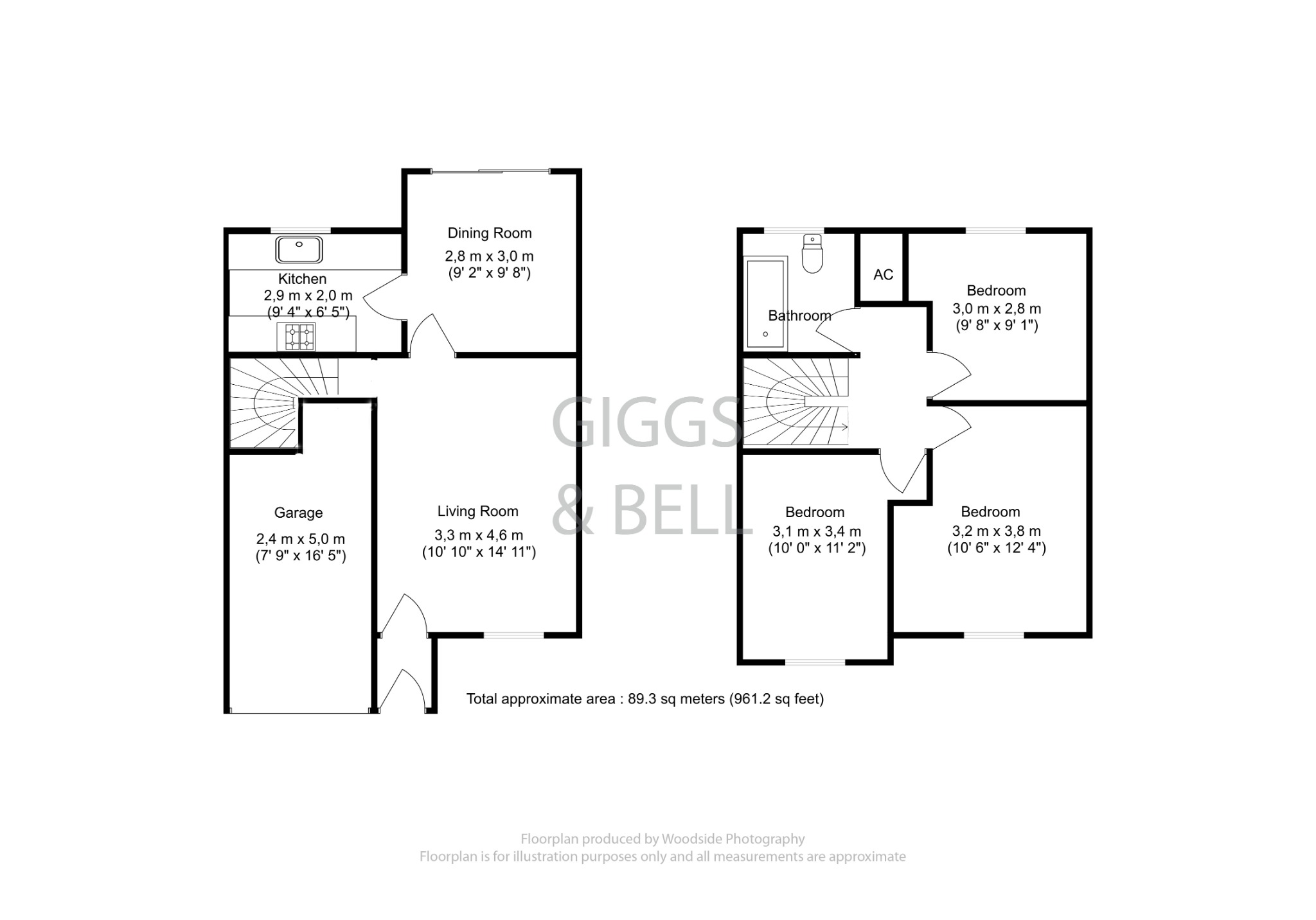 3 bed semi-detached house for sale in Reedsdale, Luton - Property Floorplan