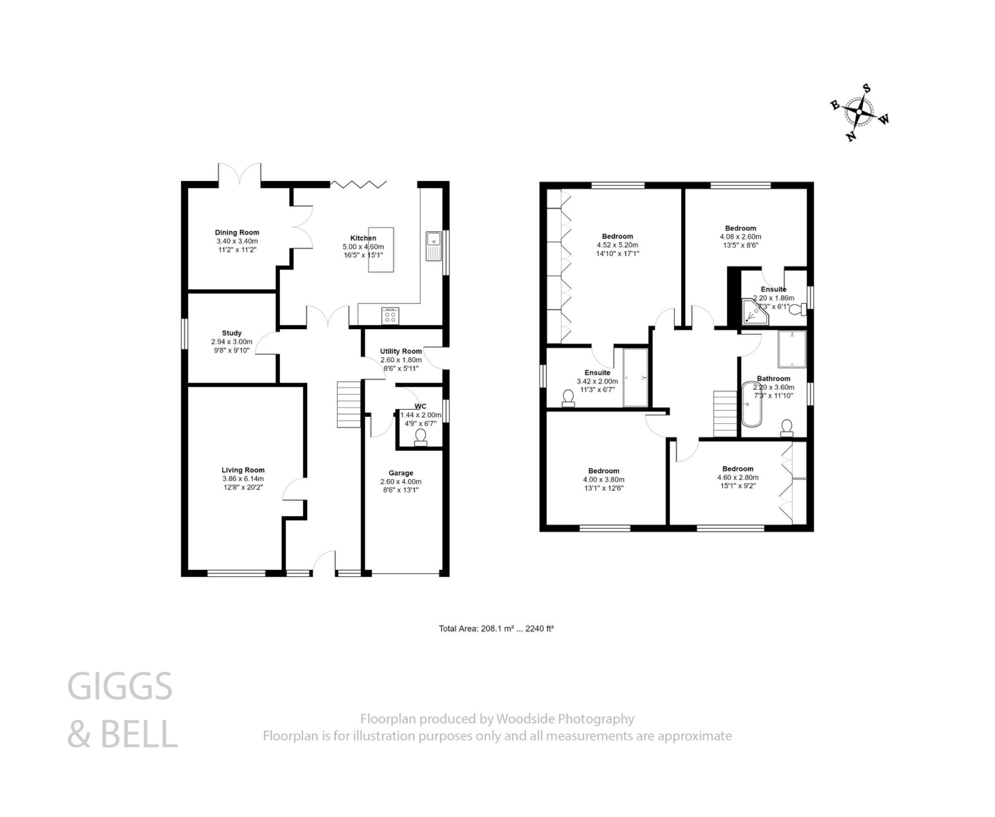 4 bed detached house for sale in Ailsworth Road, Luton - Property Floorplan