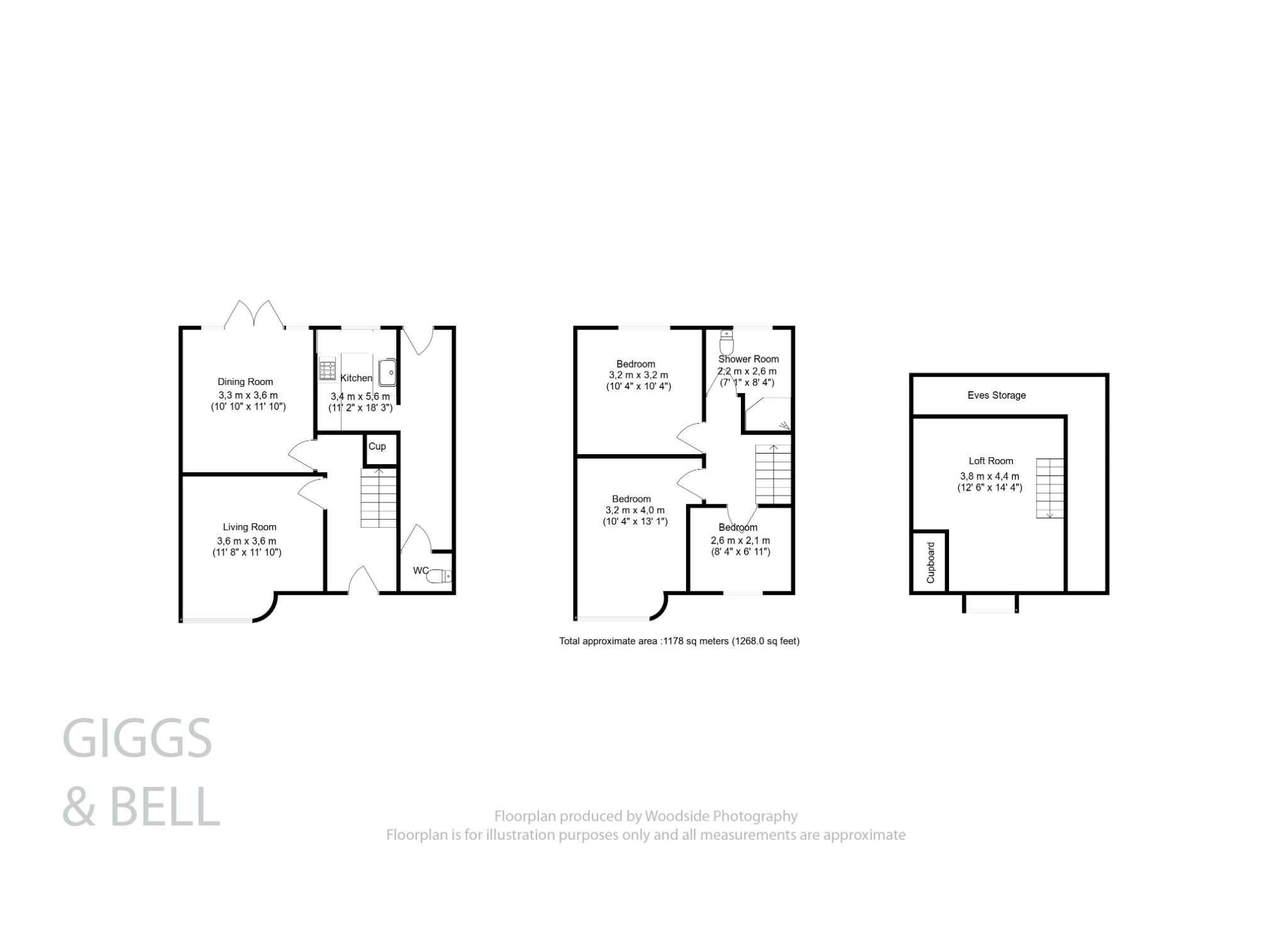 3 bed semi-detached house for sale in Knoll Rise, Luton - Property Floorplan