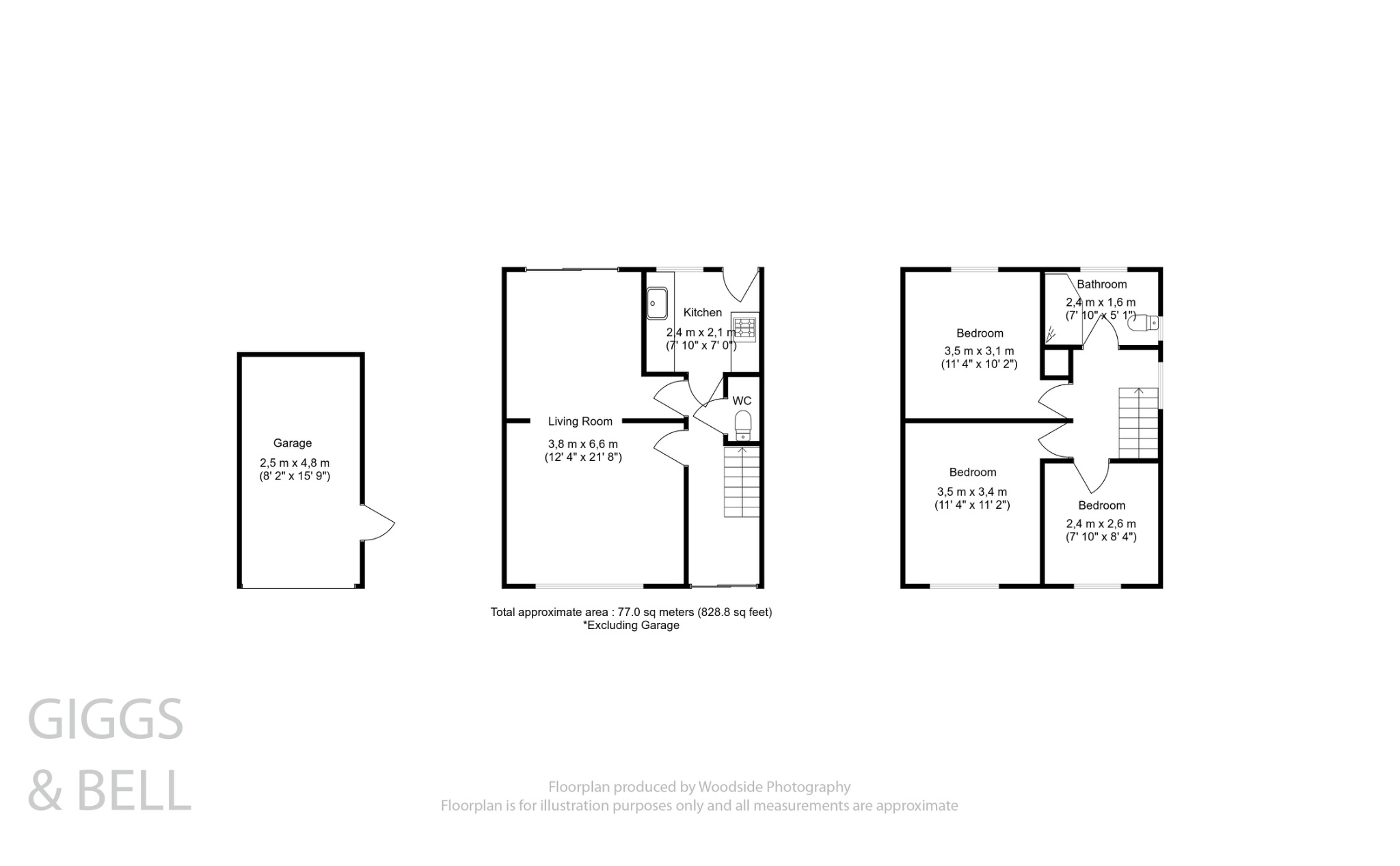 3 bed semi-detached house for sale in Pennine Avenue, Luton - Property Floorplan