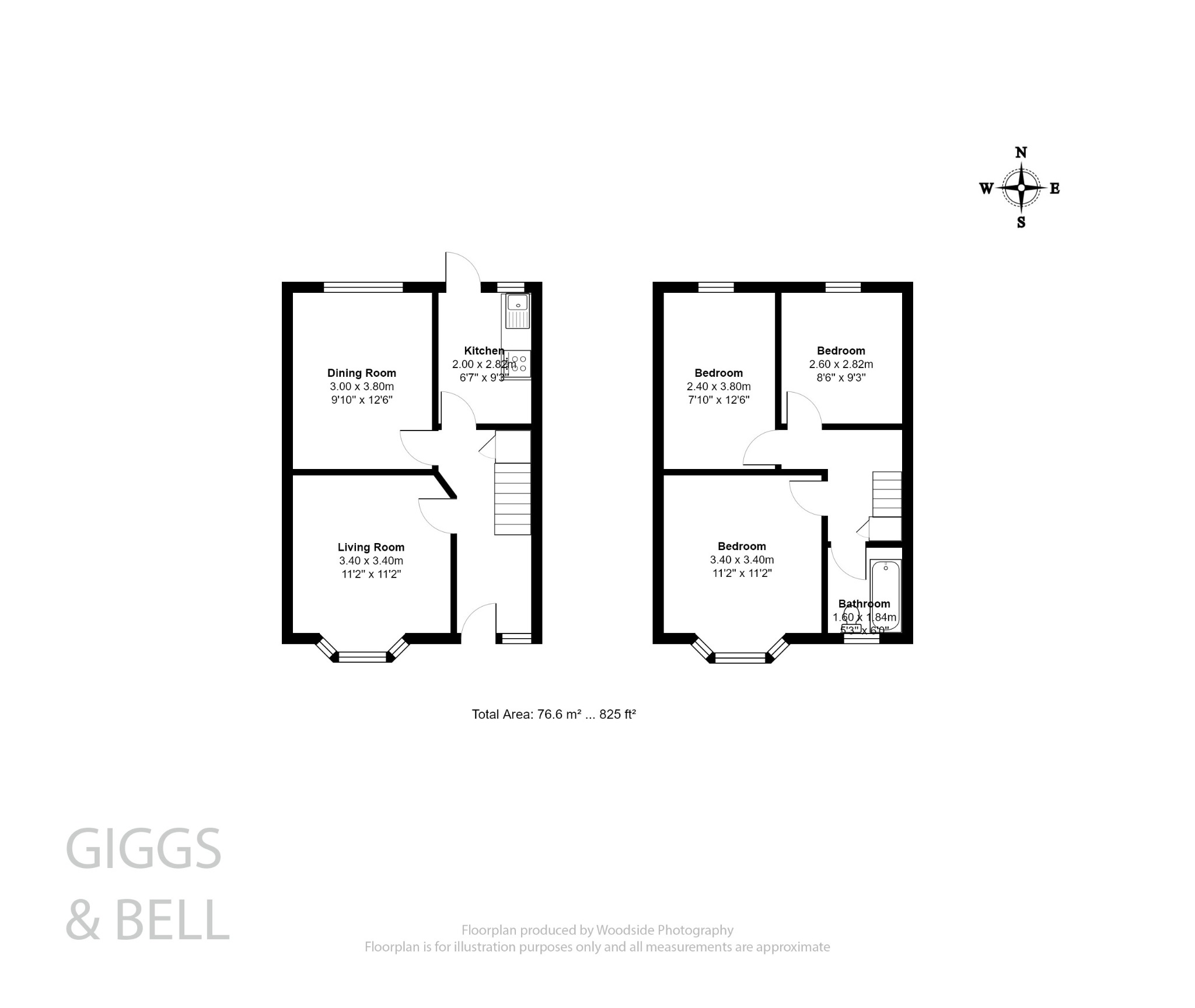 3 bed end of terrace house for sale in Bradley Road, Luton - Property Floorplan