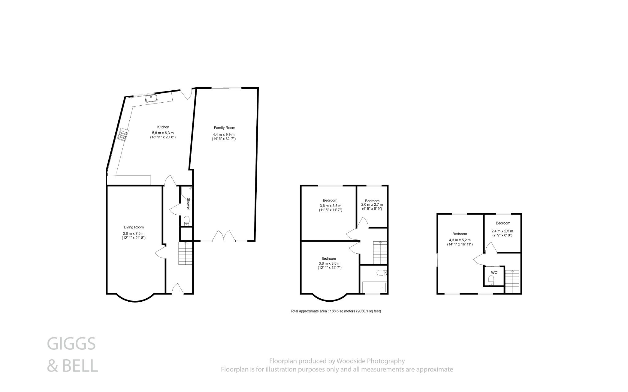 5 bed semi-detached house for sale in Nunnery Lane, Luton - Property Floorplan