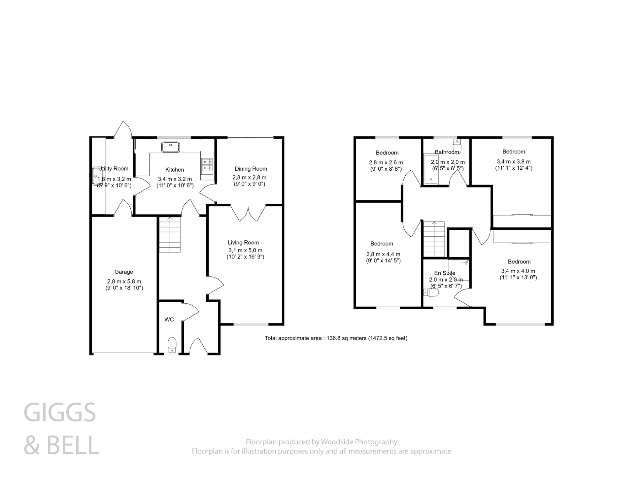 4 bed detached house for sale in Rackham Drive, Luton - Property Floorplan