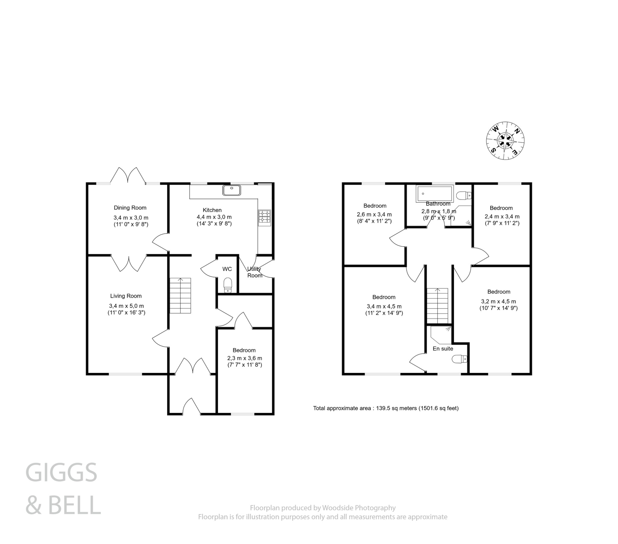 4 bed detached house for sale in Farley Hill, Luton - Property Floorplan