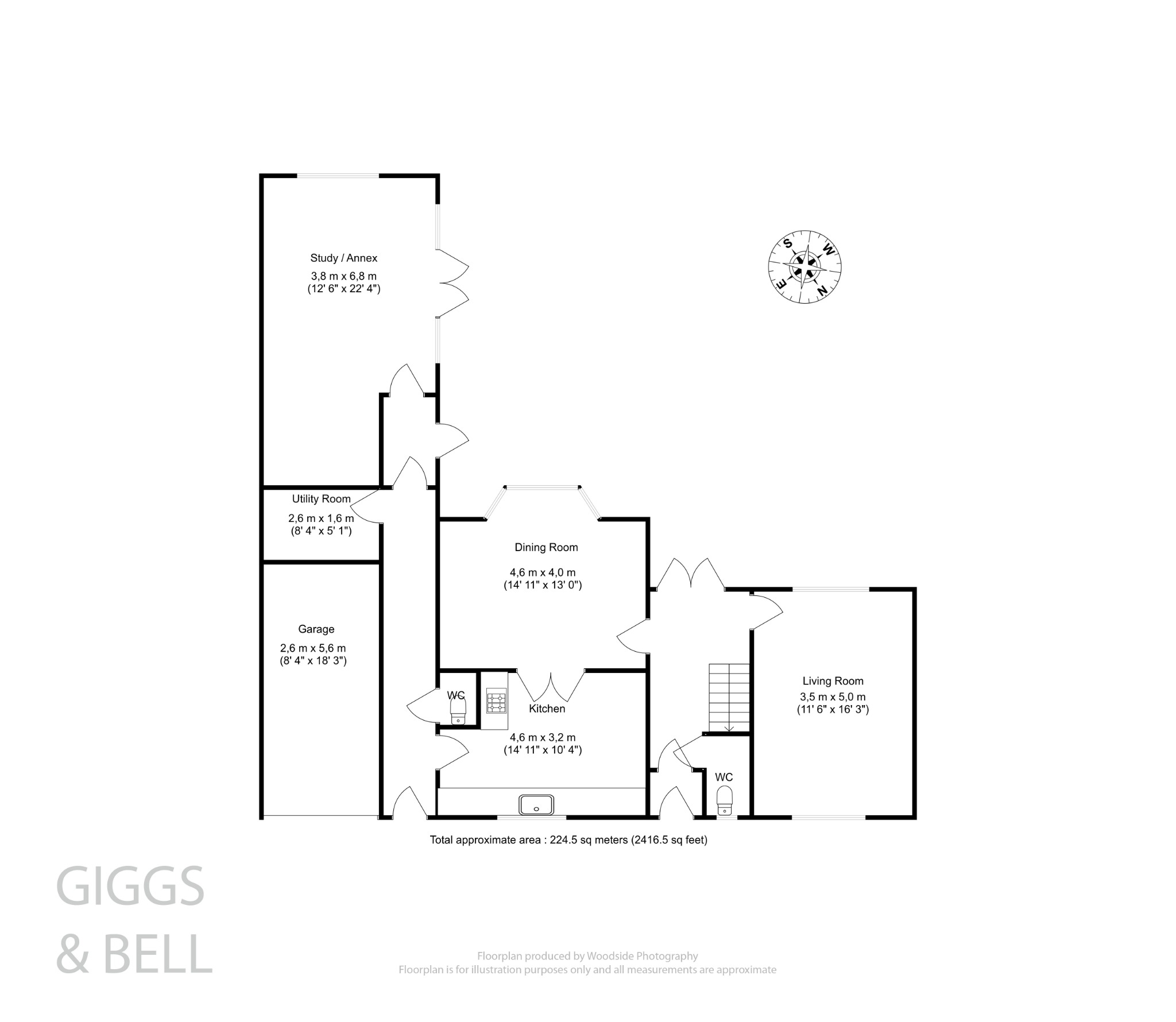 3 bed detached house for sale in Whitehill Avenue, Luton - Property Floorplan