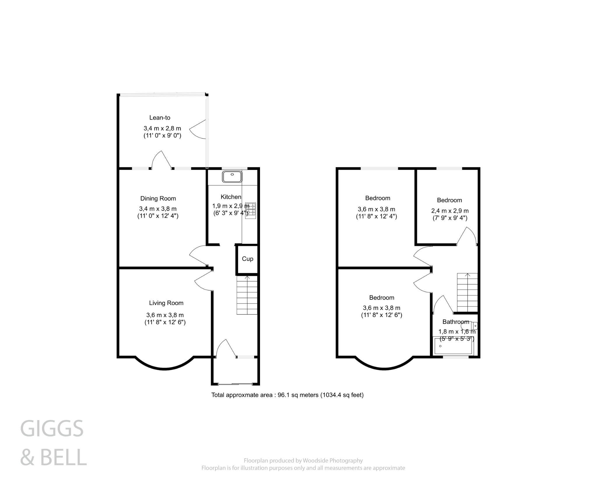 3 bed semi-detached house for sale in Park Street, Luton - Property Floorplan