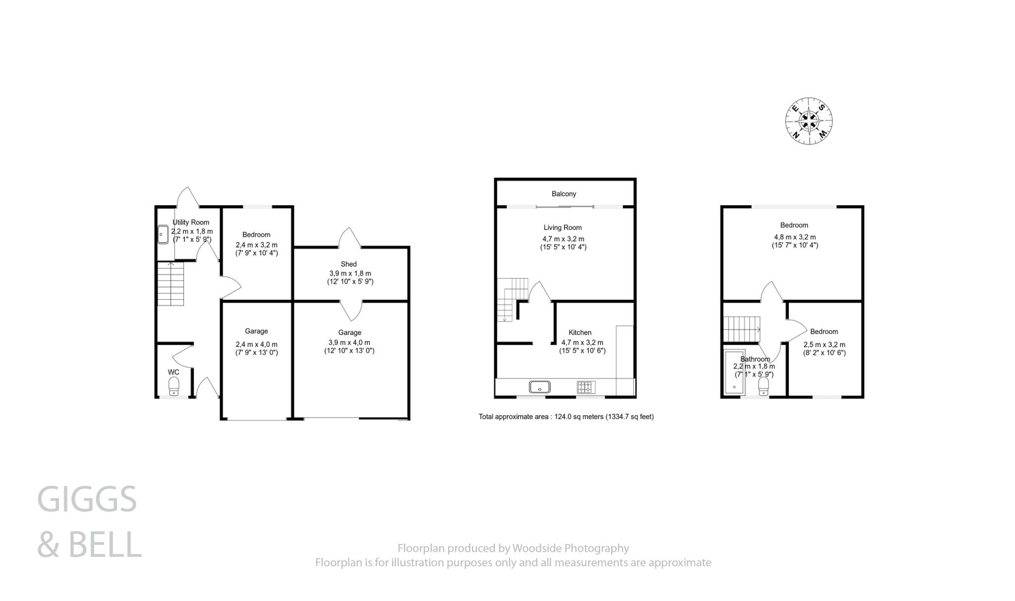 3 bed town house for sale in St Michaels Avenue, Dunstable - Property Floorplan
