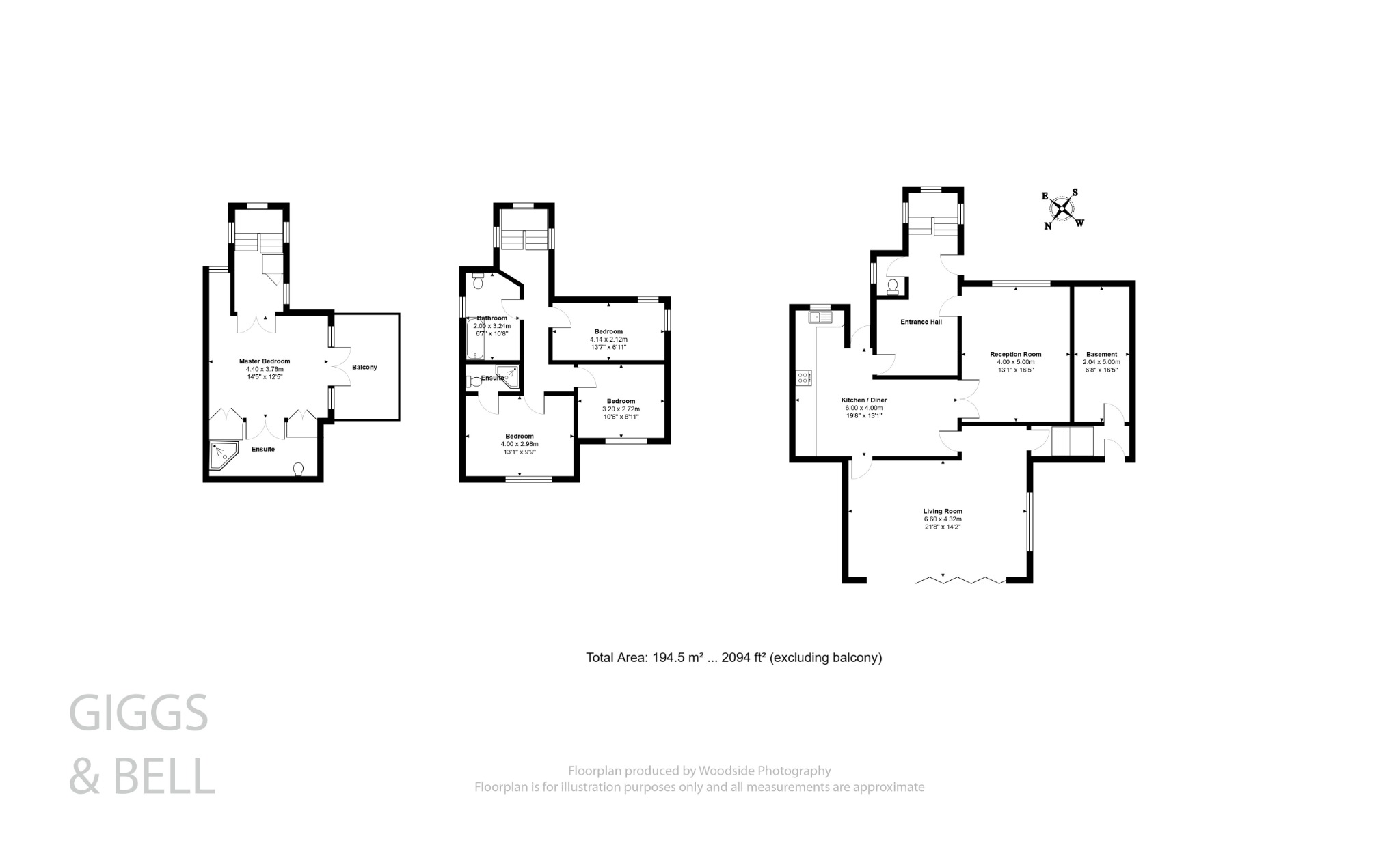 4 bed detached house for sale in Stockingstone Road, Luton - Property Floorplan