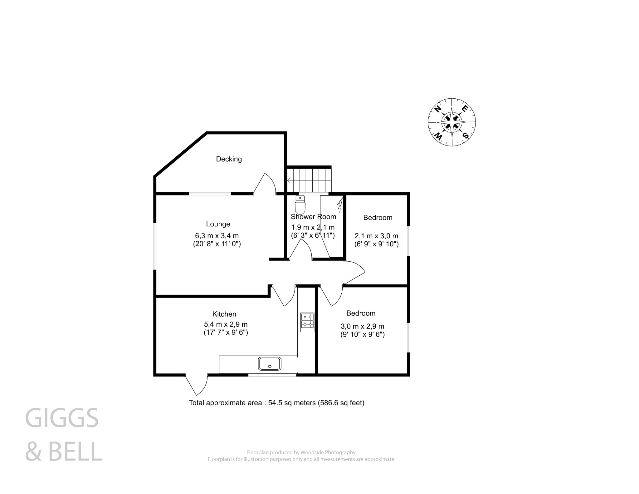 2 bed park home for sale in Pine Walk, Berkhamsted - Property Floorplan