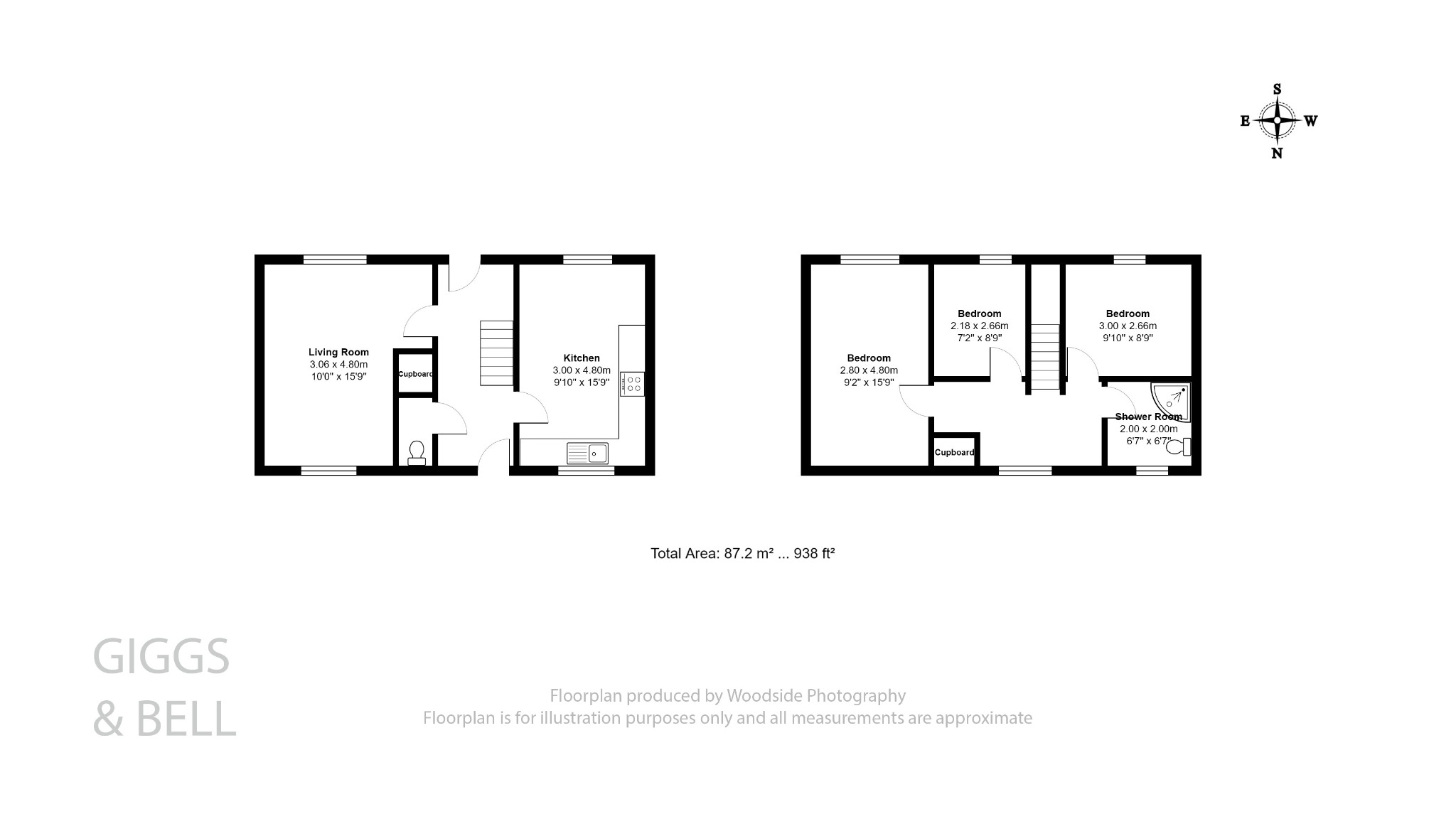 3 bed end of terrace house for sale in Thrales Close, Luton - Property Floorplan