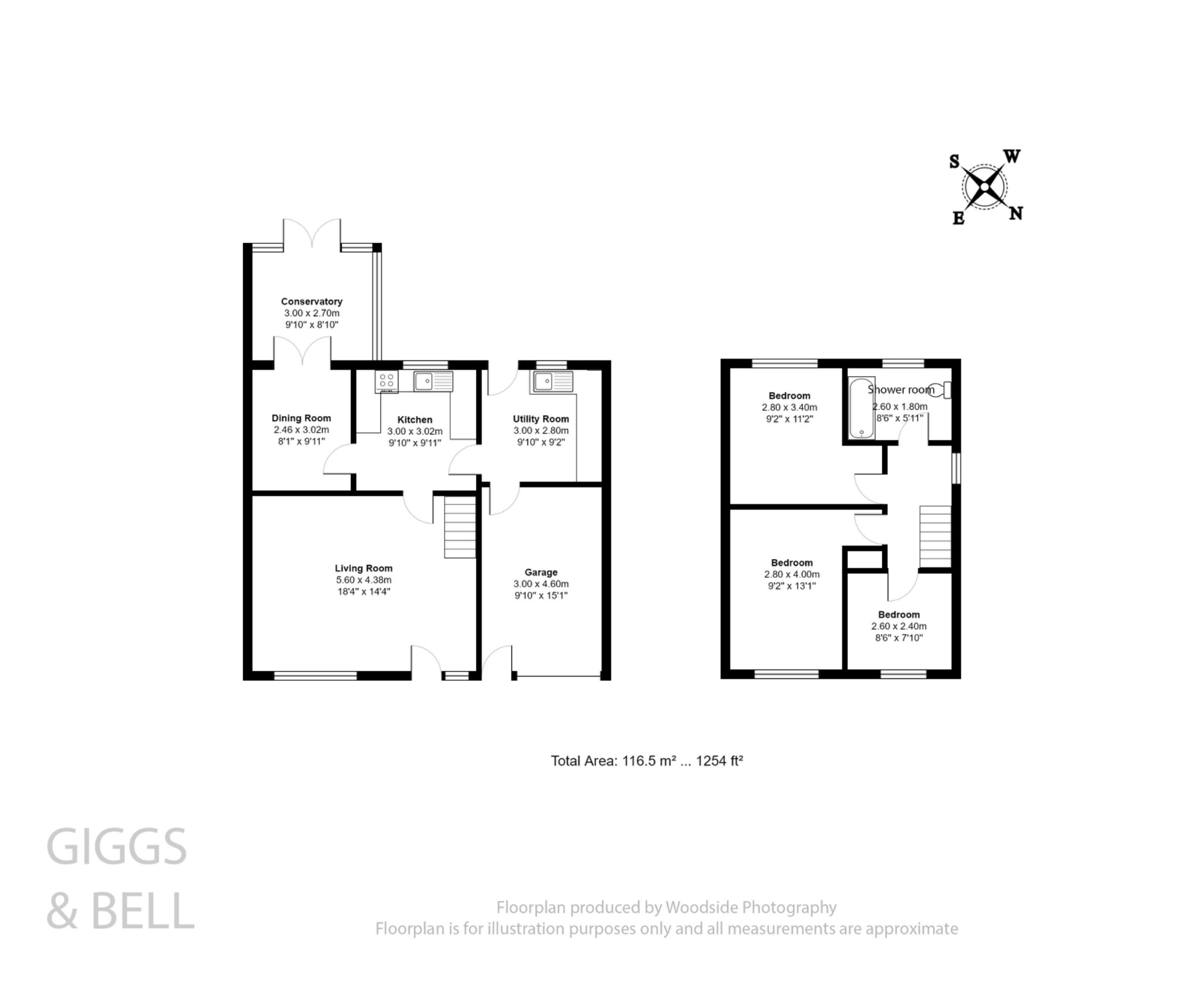 3 bed semi-detached house for sale in Handcross Road, Luton - Property Floorplan