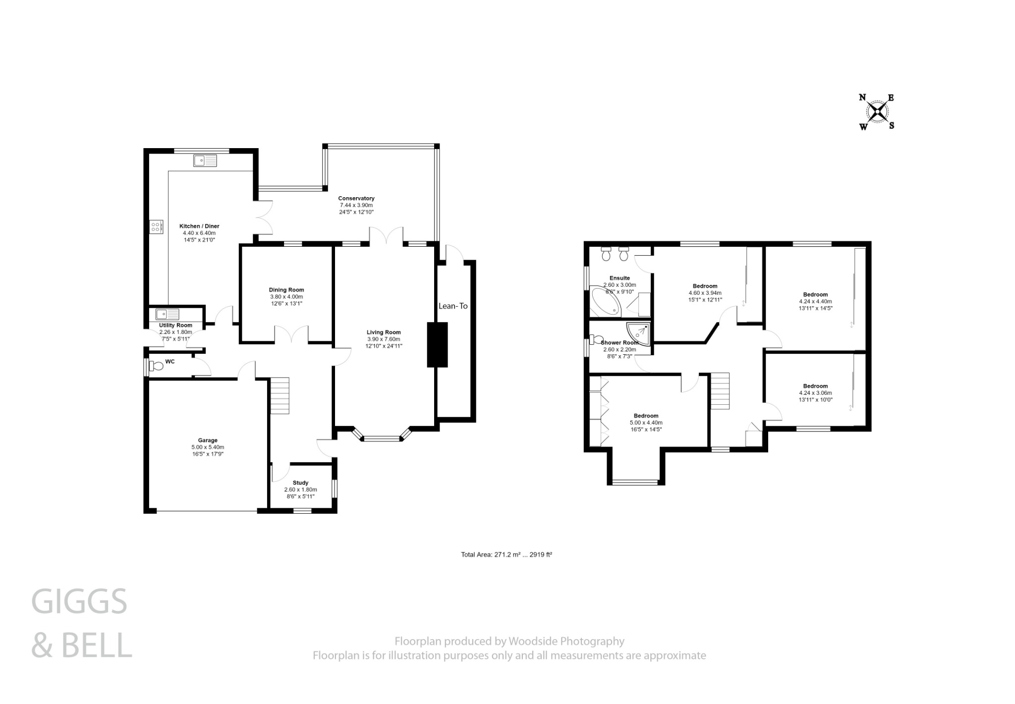 4 bed detached house for sale in Clinton Avenue, Luton - Property Floorplan