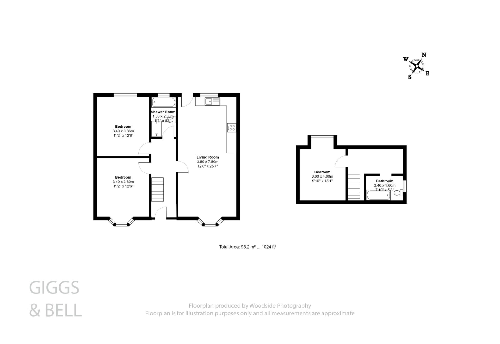 3 bed semi-detached bungalow for sale in Ashcroft Road, Luton - Property Floorplan