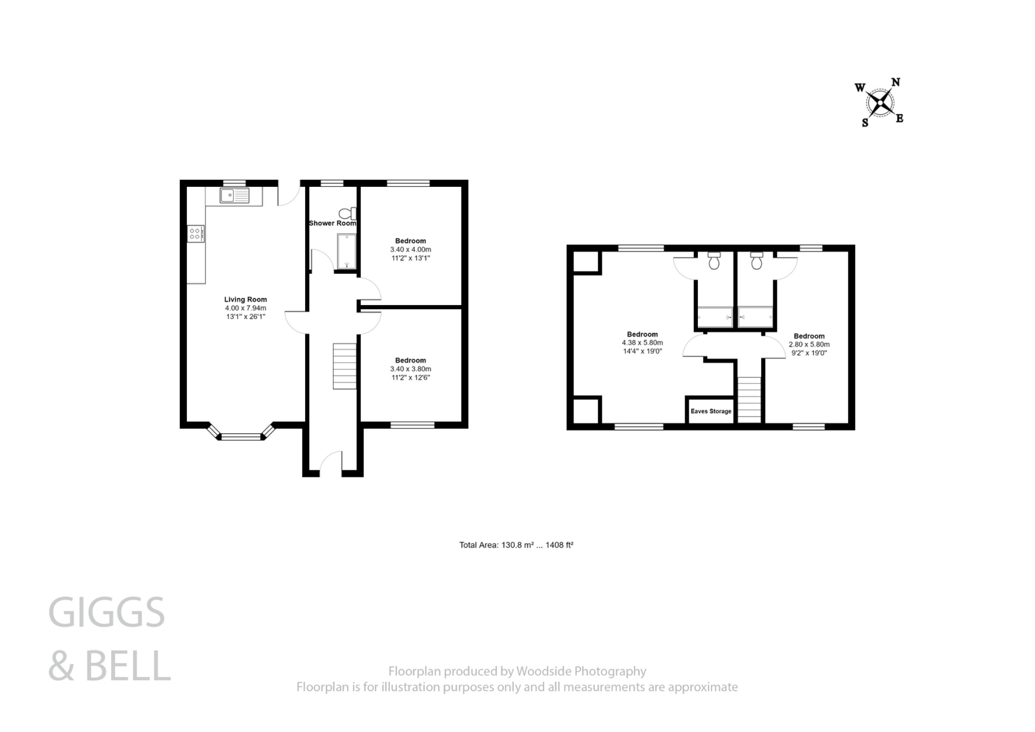 3 bed semi-detached bungalow for sale in Ashcroft Road, Luton - Property Floorplan