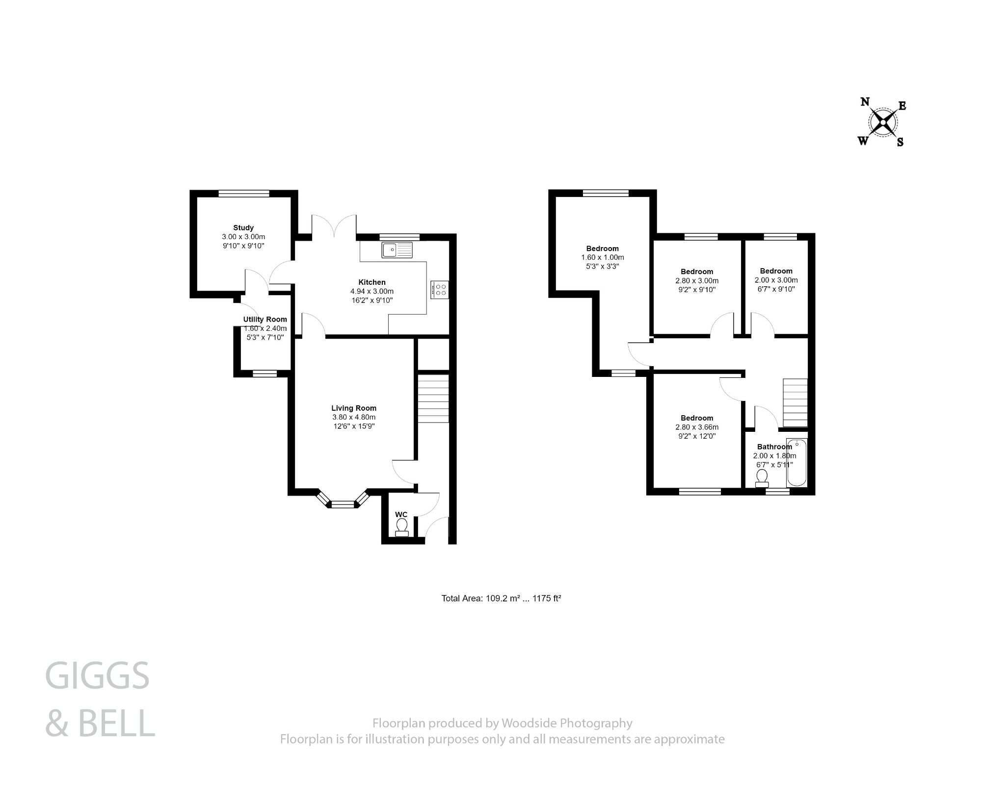 4 bed detached house for sale in Reedsdale, Luton - Property Floorplan