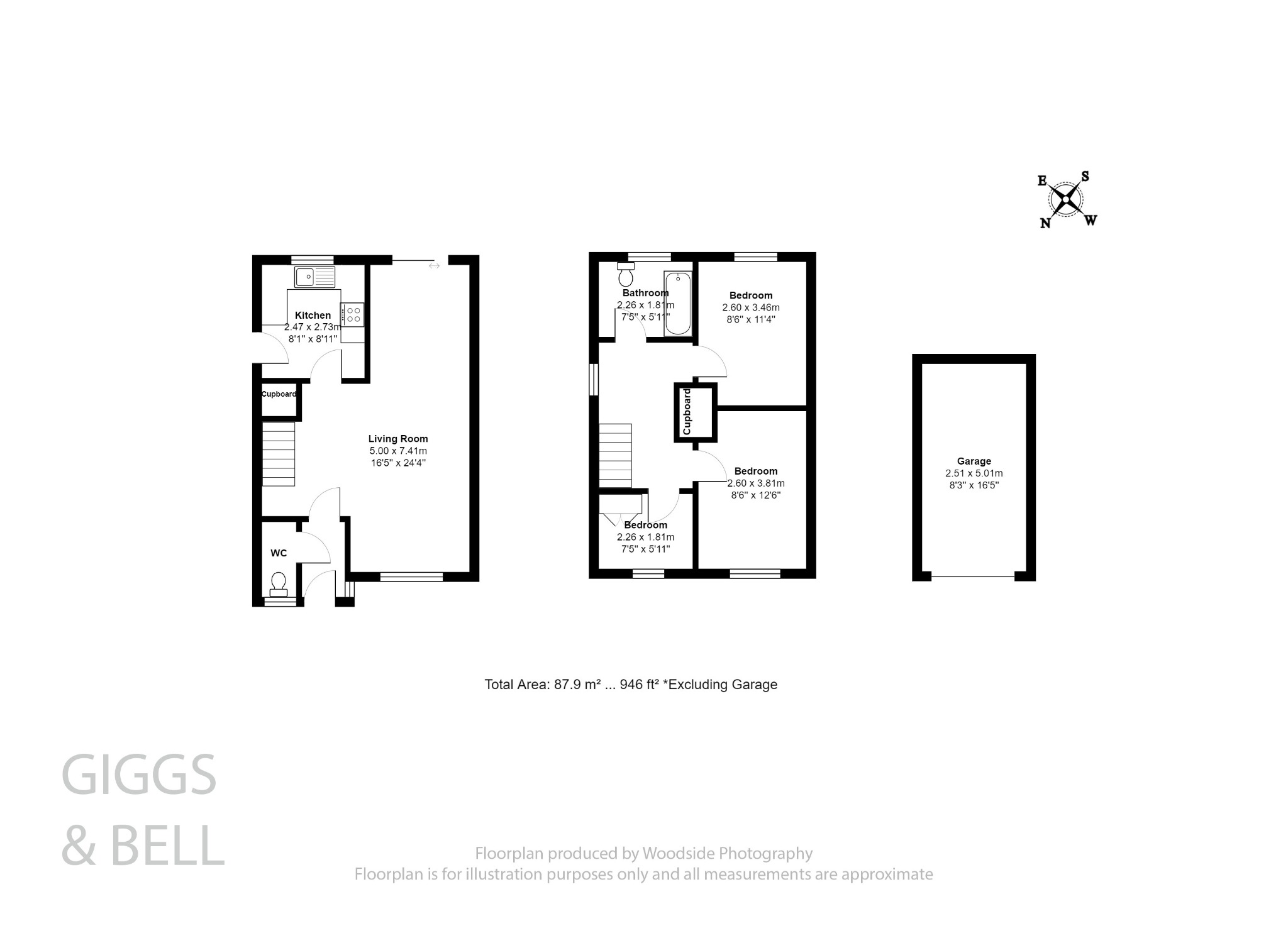 3 bed semi-detached house for sale in Rochford Drive, Luton - Property Floorplan