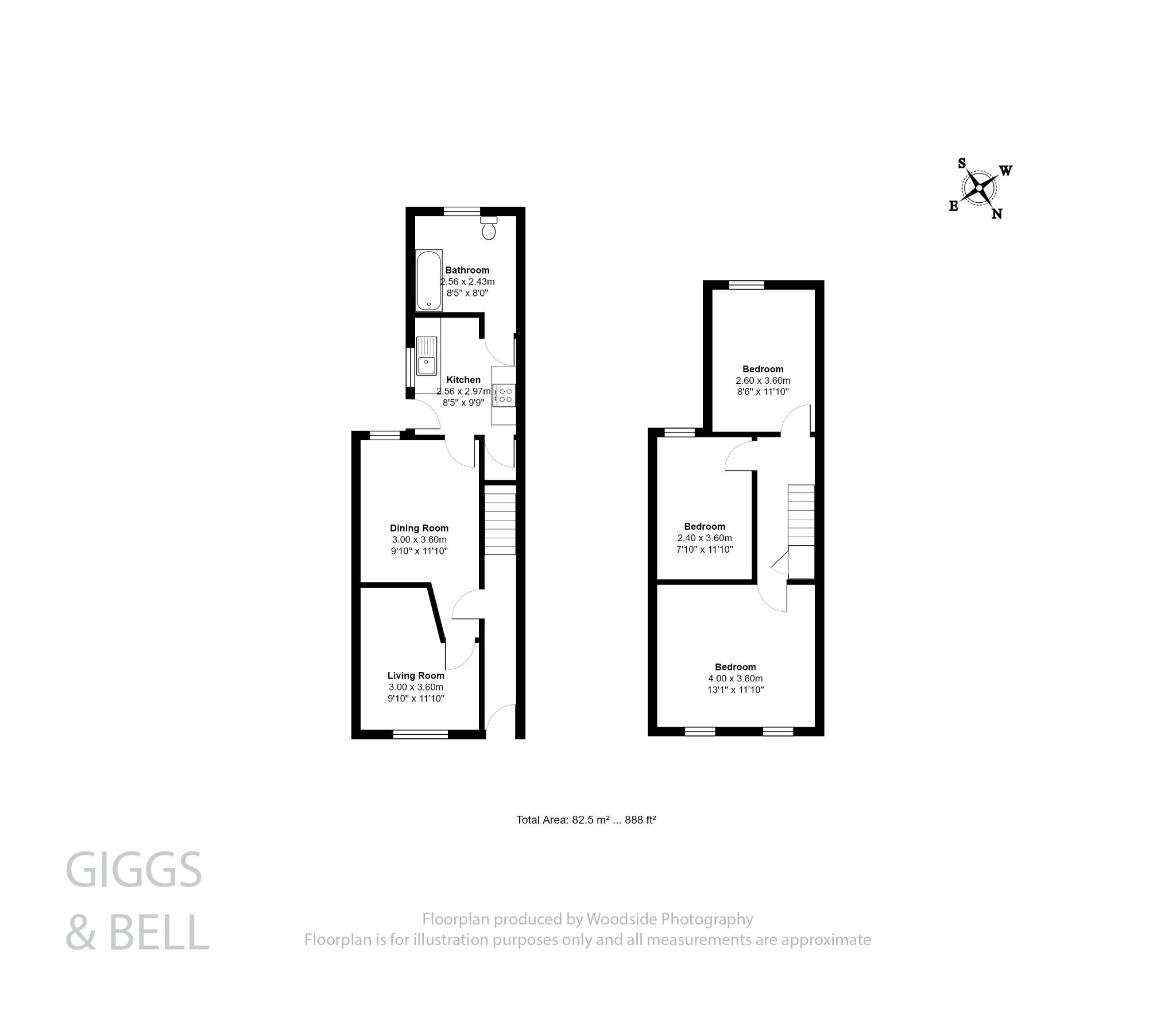 3 bed terraced house for sale in Kingsland Road, Luton - Property Floorplan