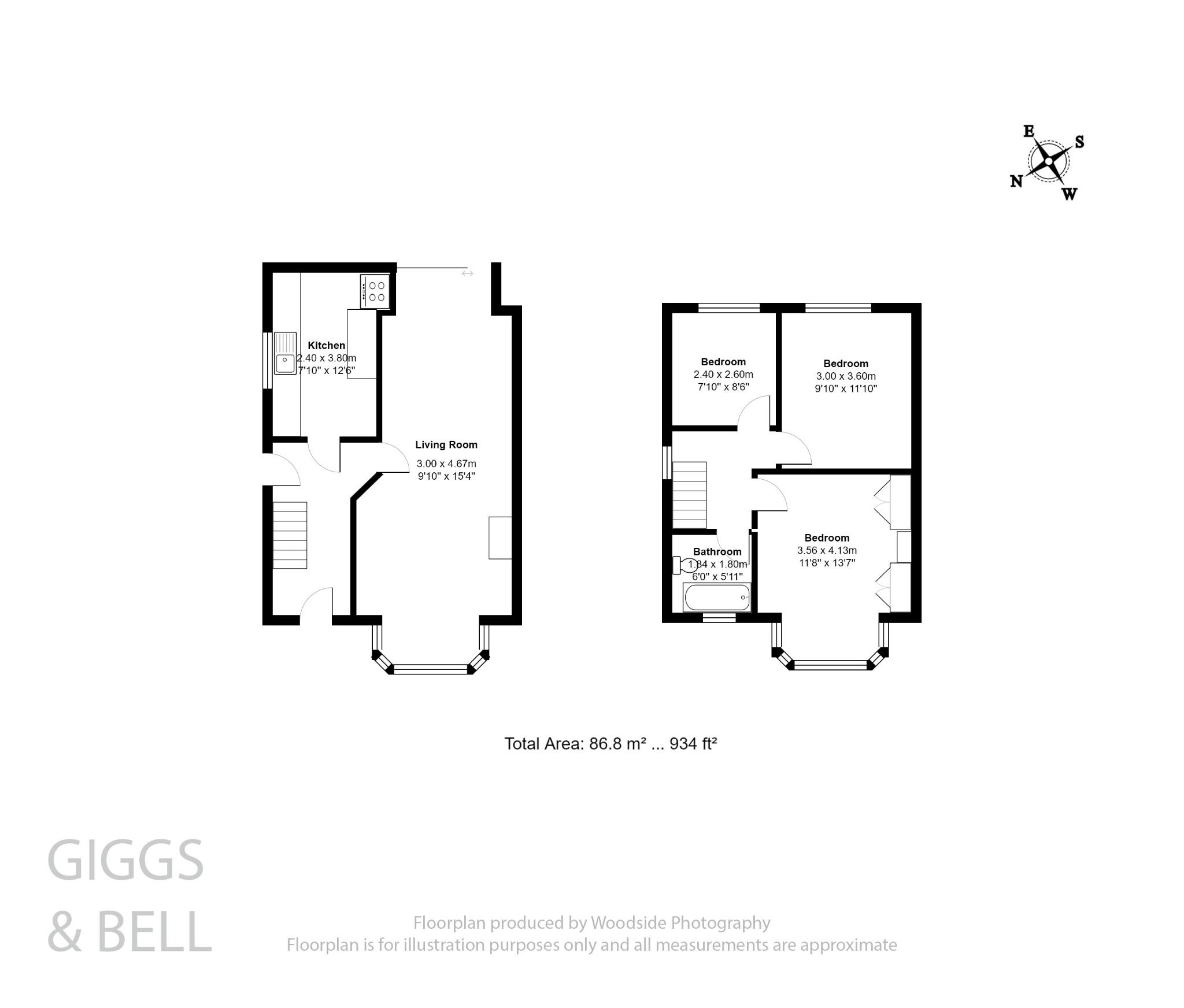 3 bed semi-detached house for sale in Strathmore Avenue, Luton - Property Floorplan
