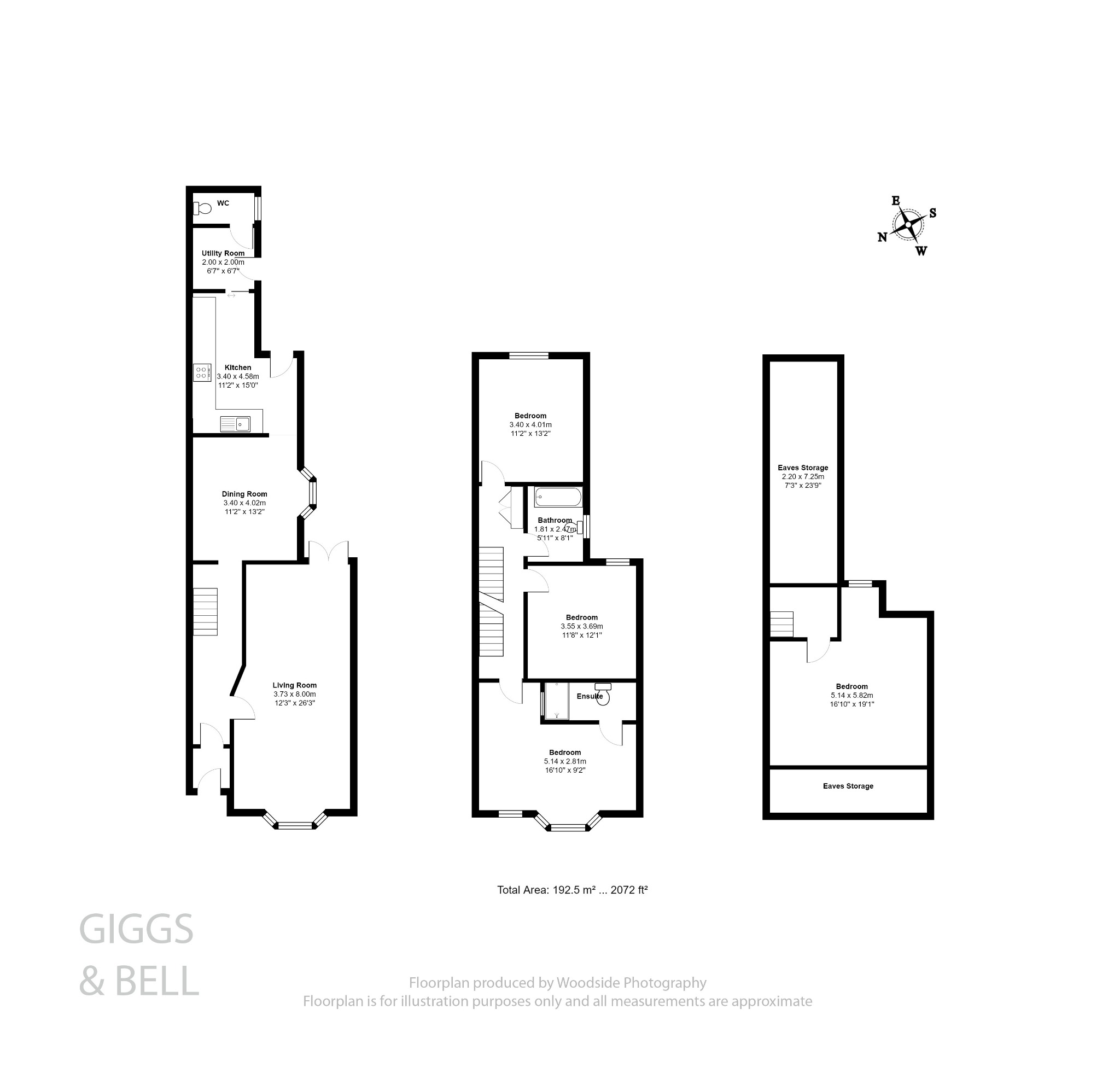 4 bed semi-detached house for sale in West Hill Road, Luton - Property Floorplan