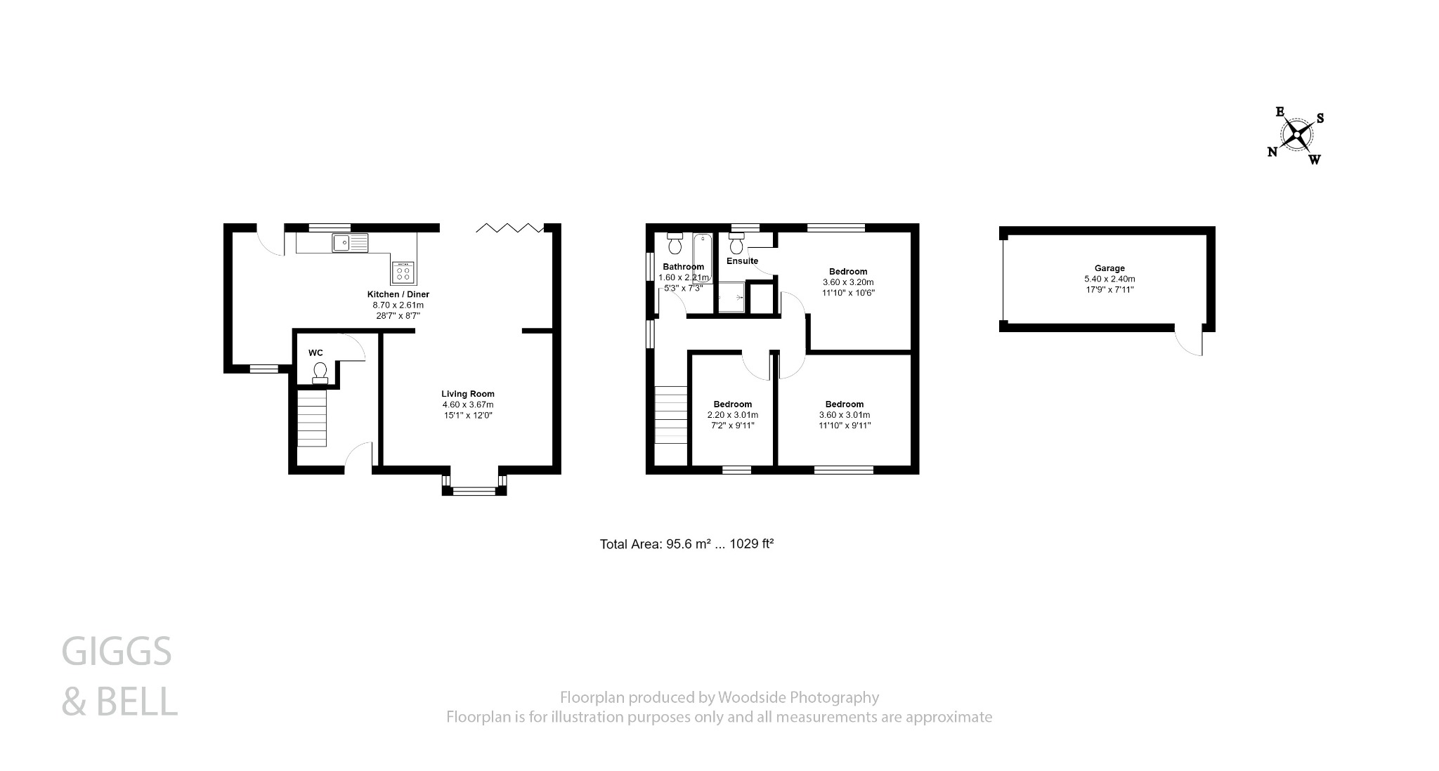 3 bed detached house for sale in Holly Farm Close, Luton - Property Floorplan