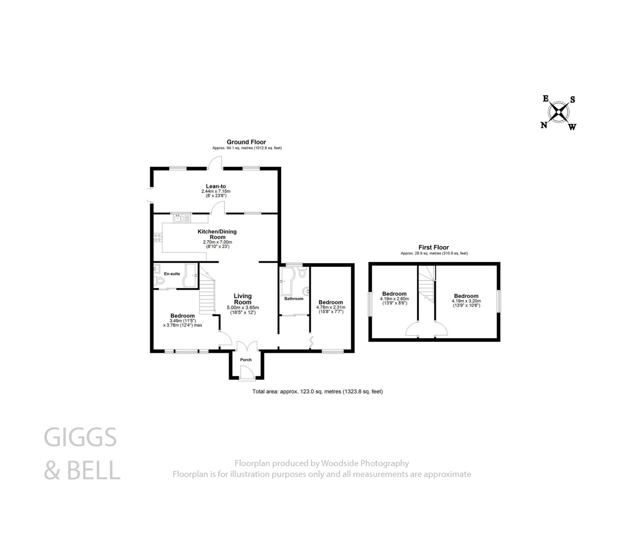 4 bed detached bungalow for sale in Lockhart Close, Dunstable - Property Floorplan
