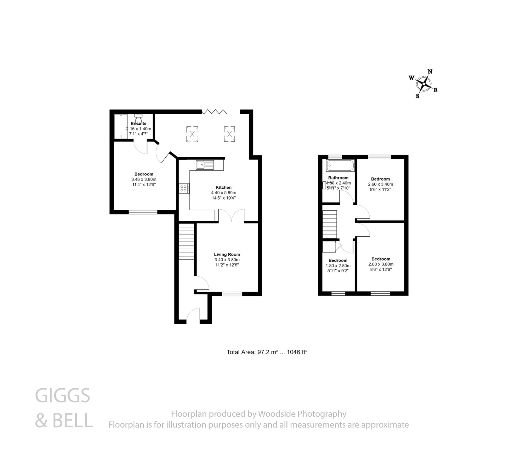 4 bed semi-detached house for sale in Victoria Drive, Bedfordshire - Property Floorplan