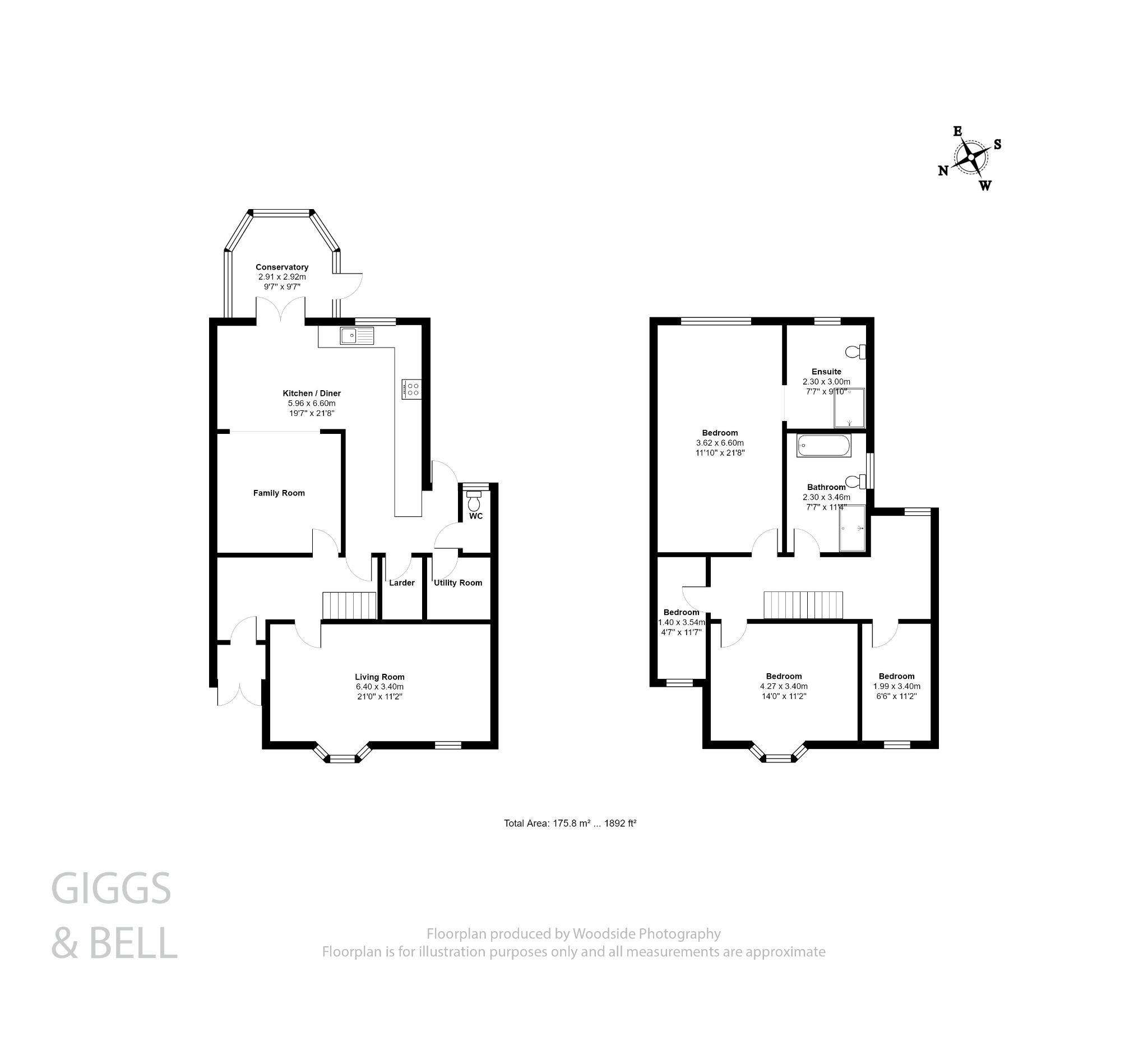 4 bed detached house for sale in Graham Gardens, Luton - Property Floorplan