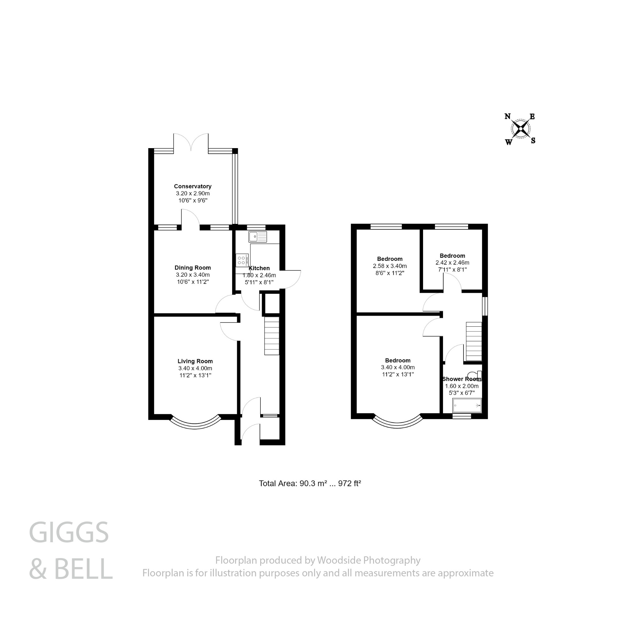 3 bed end of terrace house for sale in St Mildreds Avenue, Luton - Property Floorplan