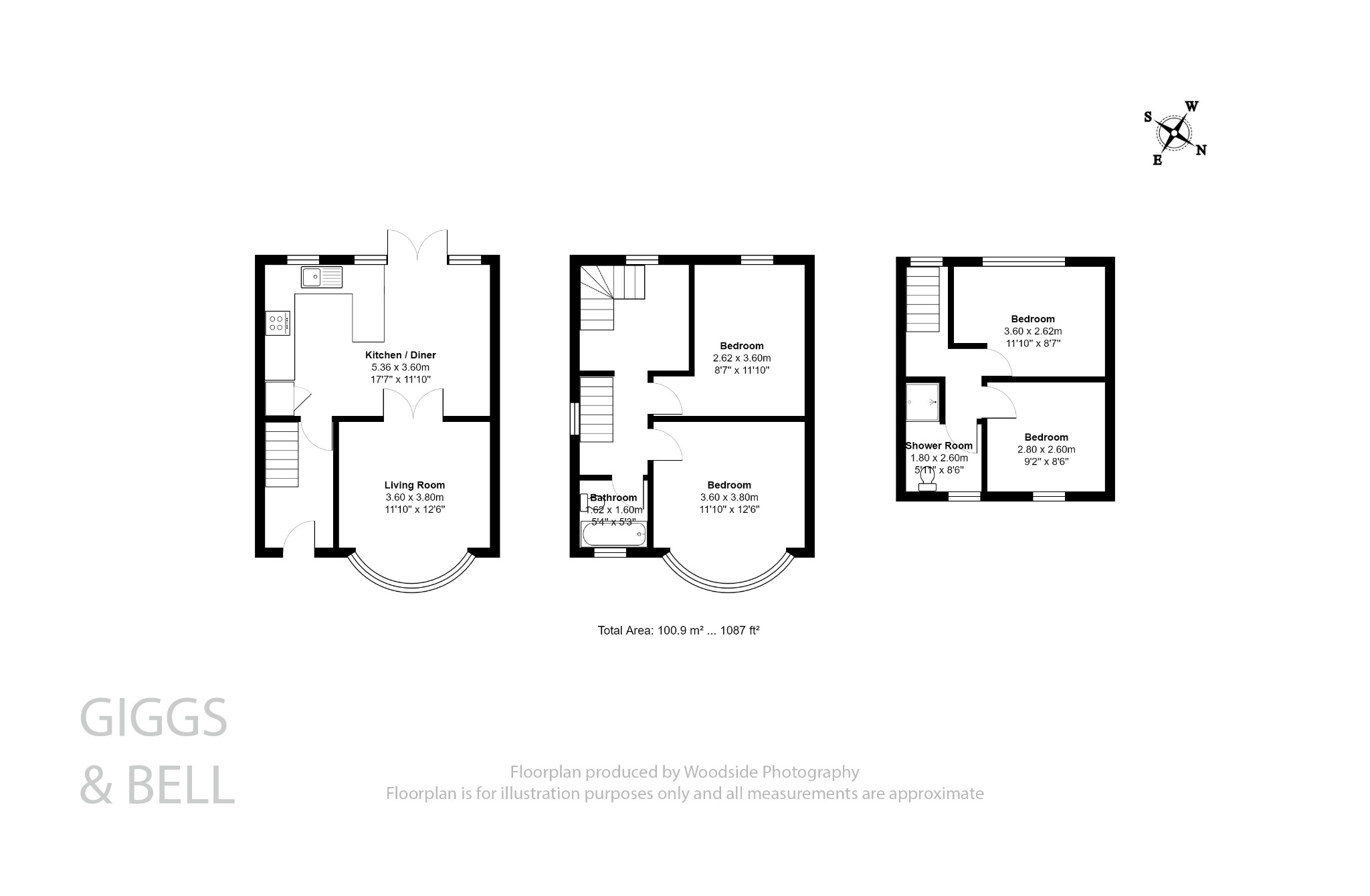 4 bed semi-detached house for sale in Grosvenor Road, Luton - Property Floorplan