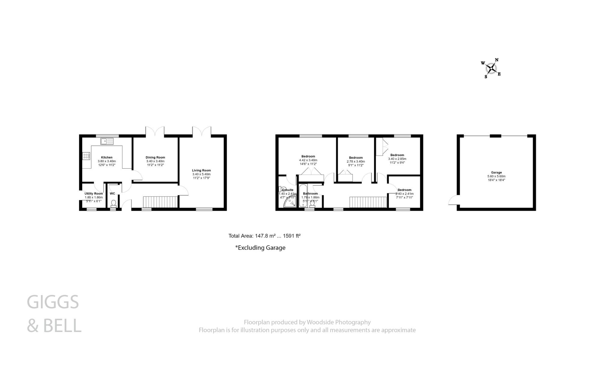4 bed detached house for sale in Bellerby Rise, Luton - Property Floorplan