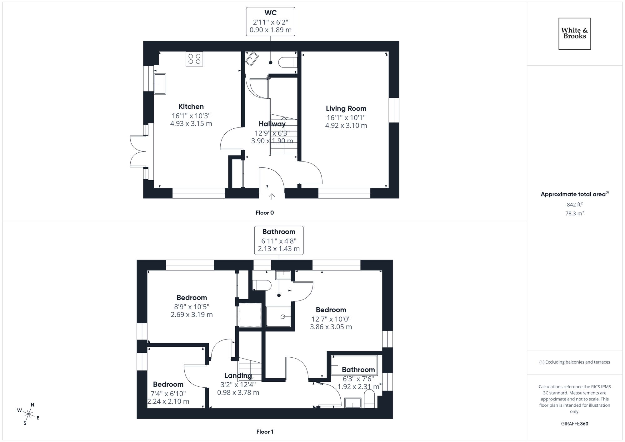 3 bed semi-detached house for sale in Sanctuary Gardens, Felpham, PO22 - Property floorplan
