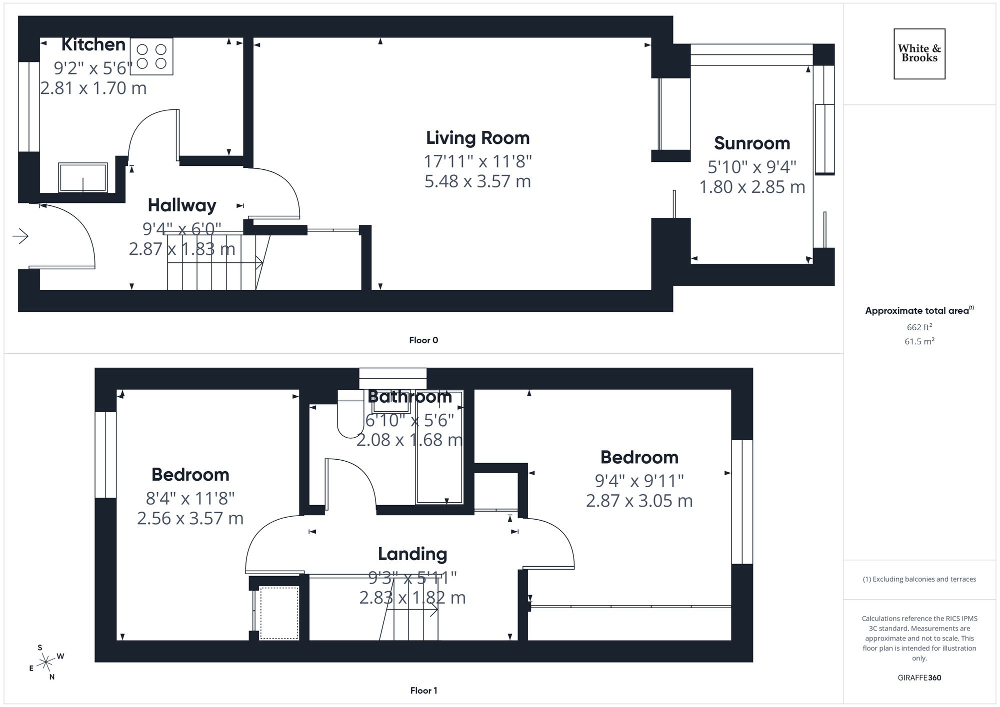2 bed end of terrace house for sale in Stoneage Close, Bognor Regis, PO22 - Property floorplan