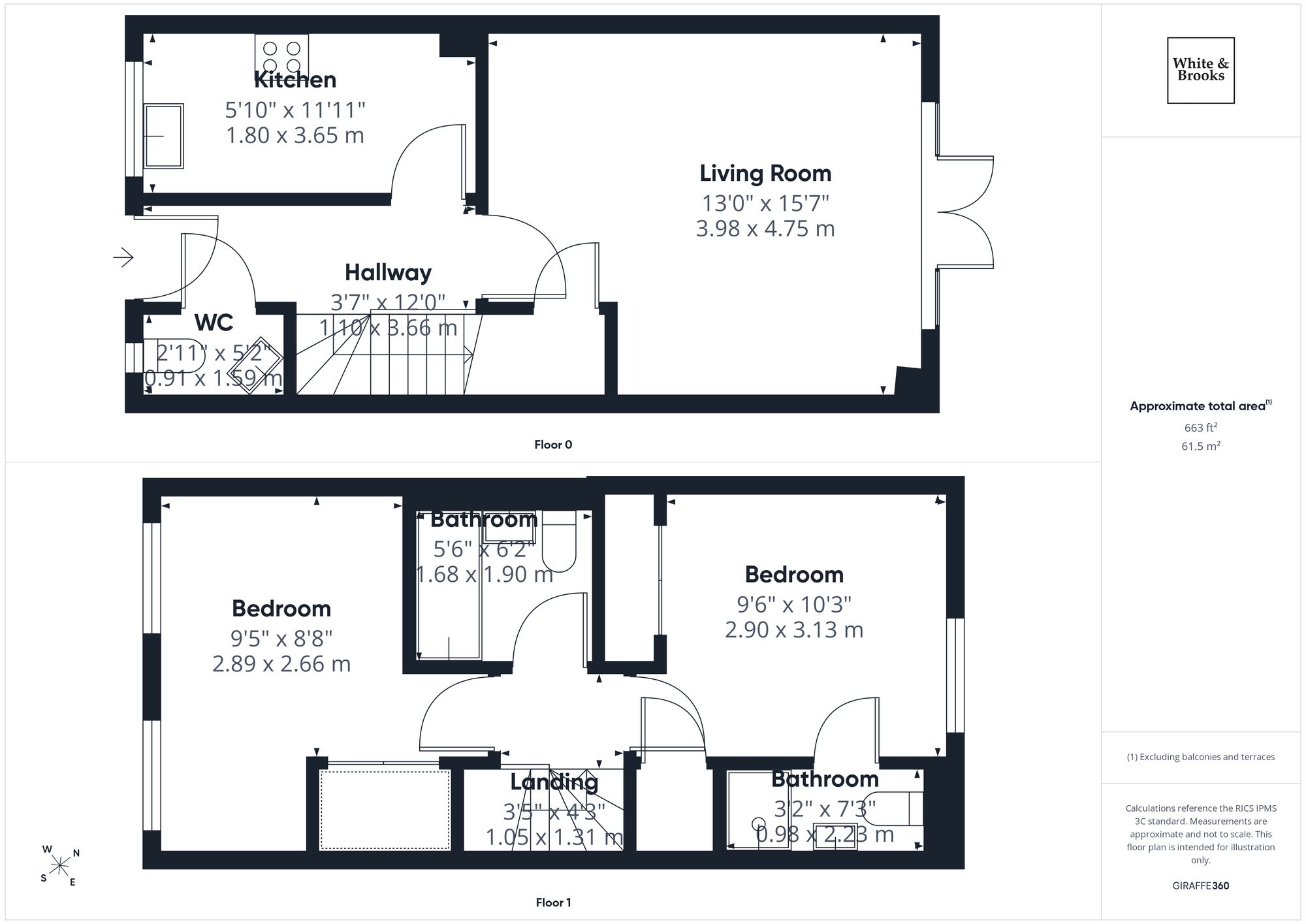 2 bed semi-detached house for sale in Applegate Way, Bognor Regis, PO21 - Property floorplan