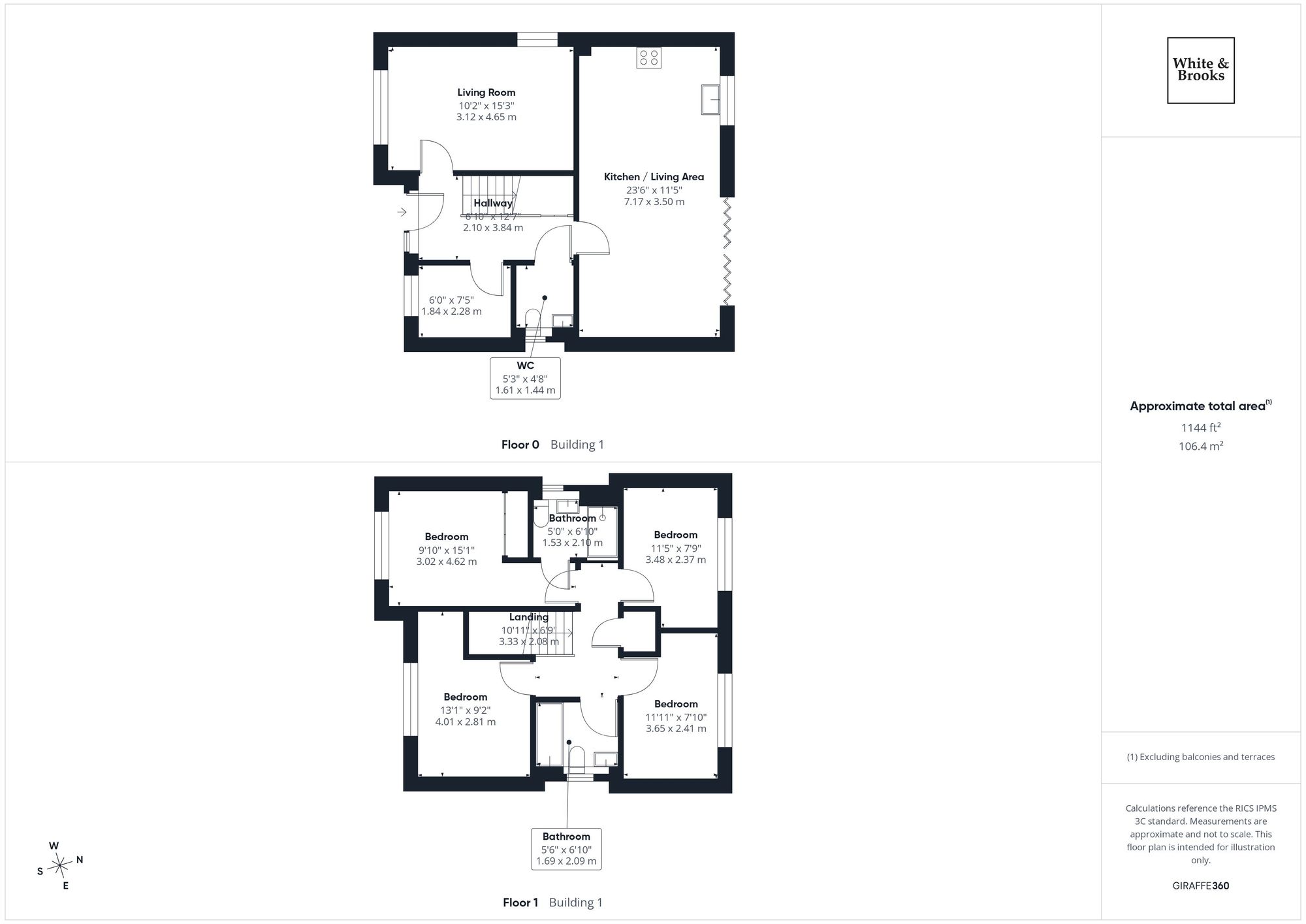 4 bed detached house for sale in Linseed Way, Yapton, BN18 - Property floorplan