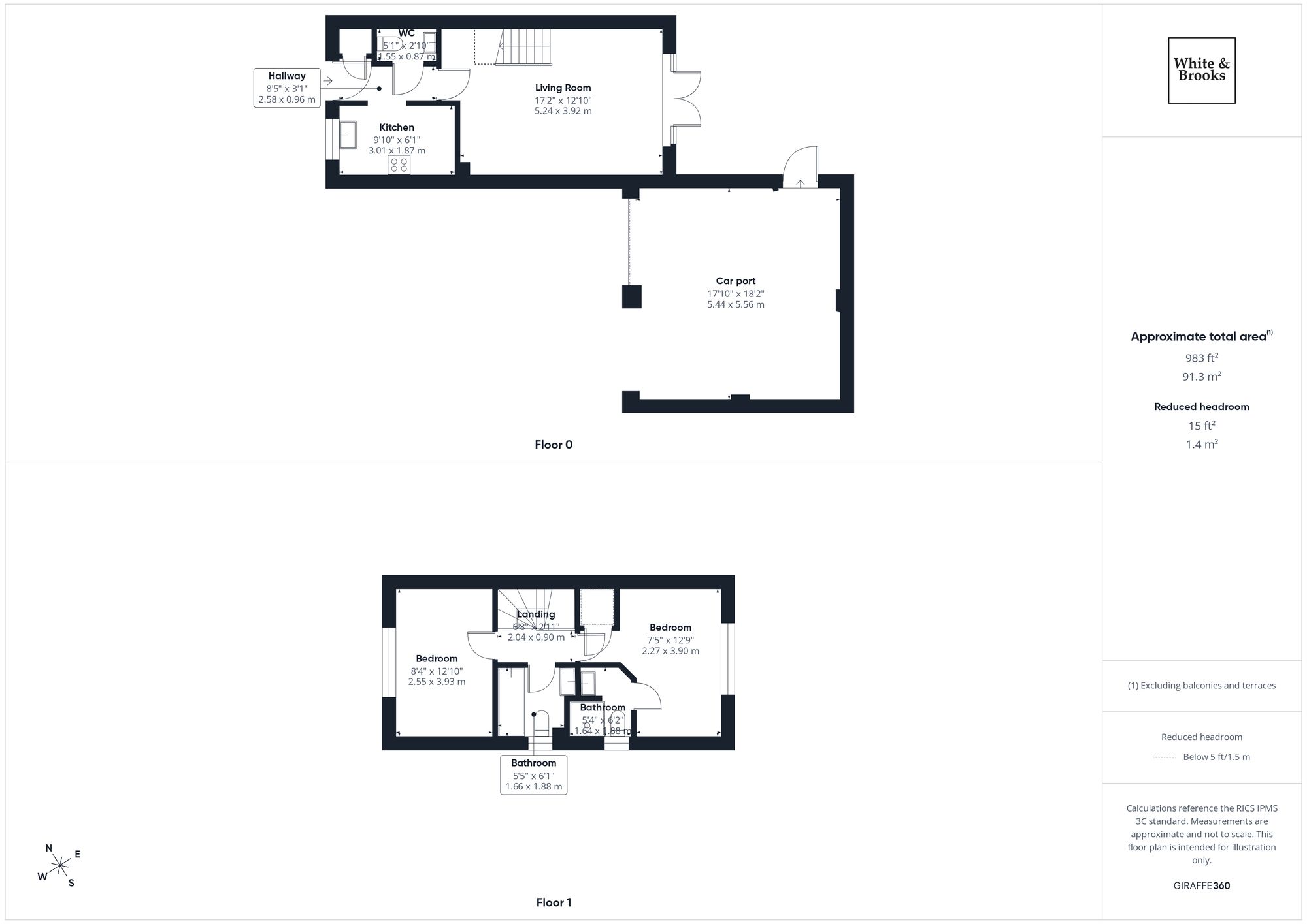 2 bed semi-detached house for sale in Blackberry Copse, Felpham, PO22 - Property floorplan