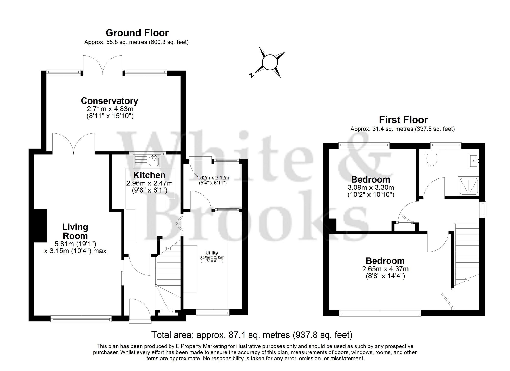 2 bed semi-detached house for sale in Orchard Side, Hunston, PO20 - Property floorplan