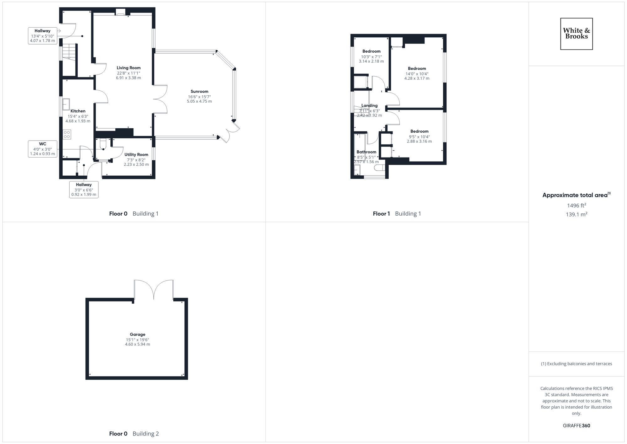 3 bed semi-detached house for sale in Haresfoot Close, Funtington, PO18 - Property floorplan