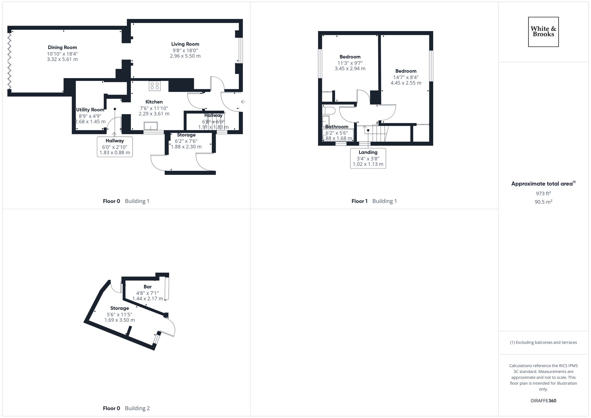 2 bed end of terrace house for sale in Foundry Road, Yapton, BN18 - Property floorplan