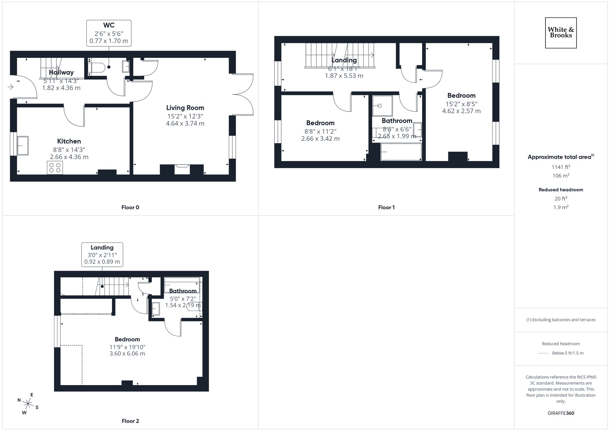 3 bed end of terrace house for sale in The Sadlers, Westhampnett, PO18 - Property floorplan