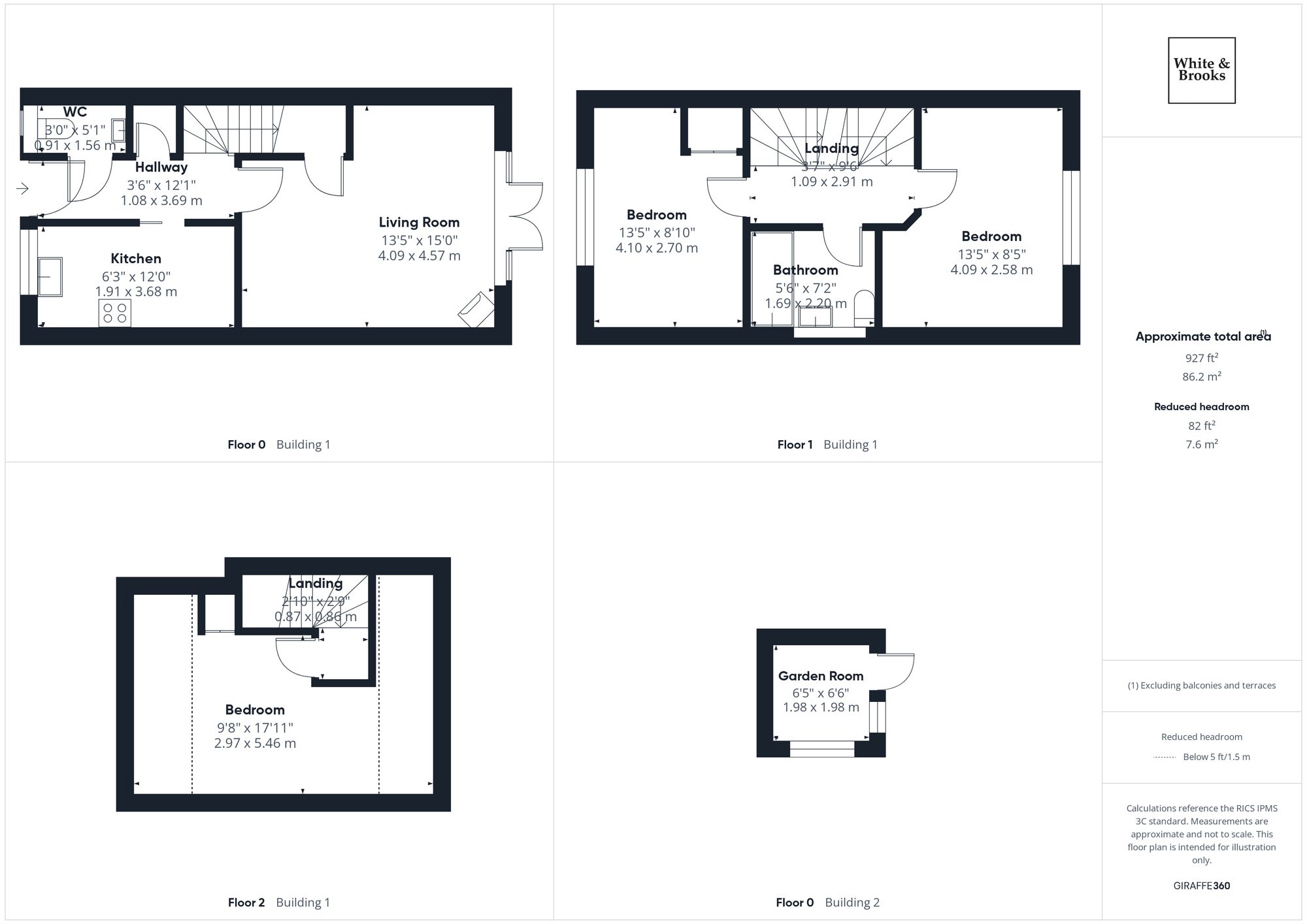 3 bed terraced house for sale in Kelmscott Way, Bognor Regis, PO21 - Property floorplan