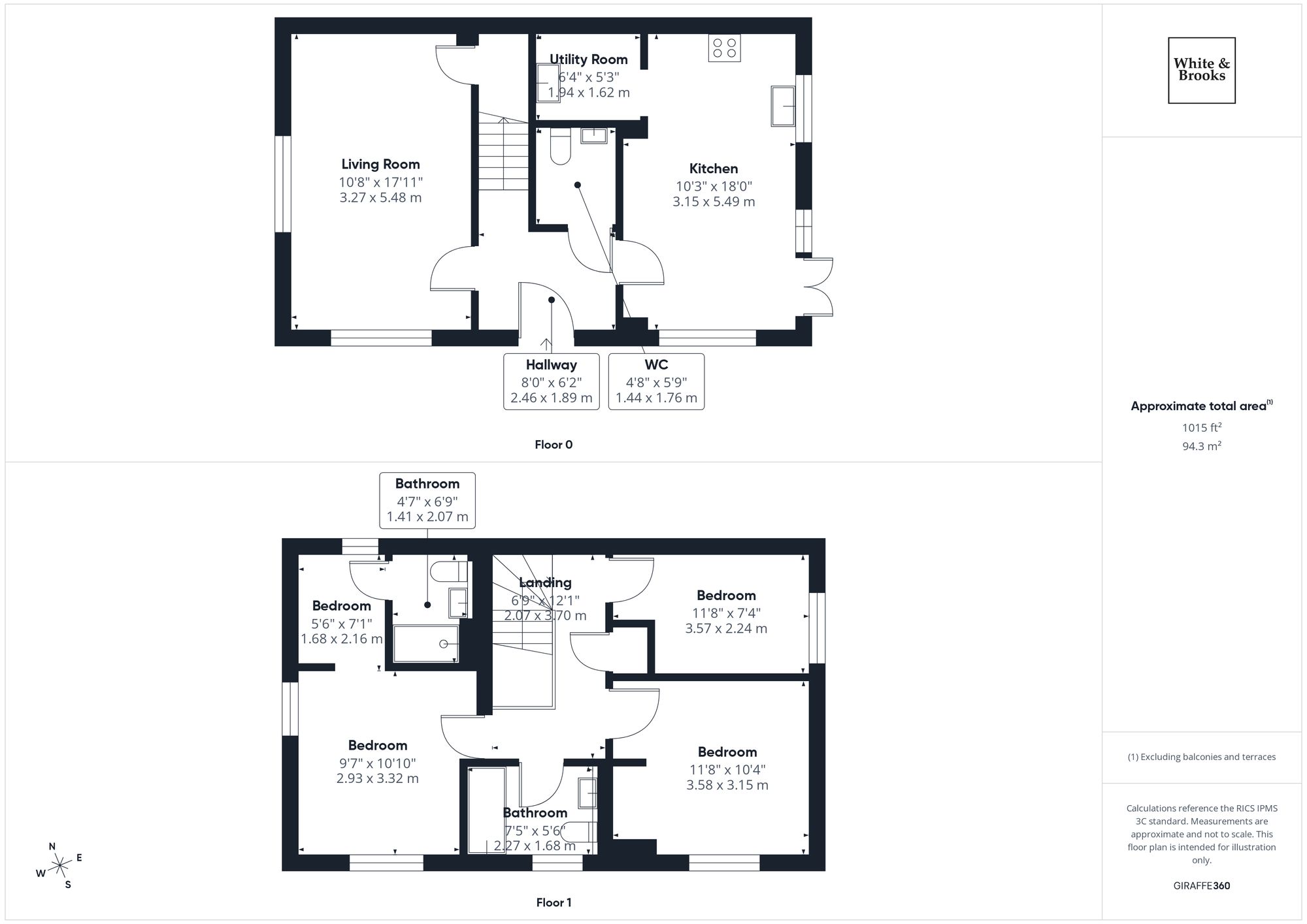 3 bed detached house for sale in Barley Lane, Yapton, BN18 - Property floorplan
