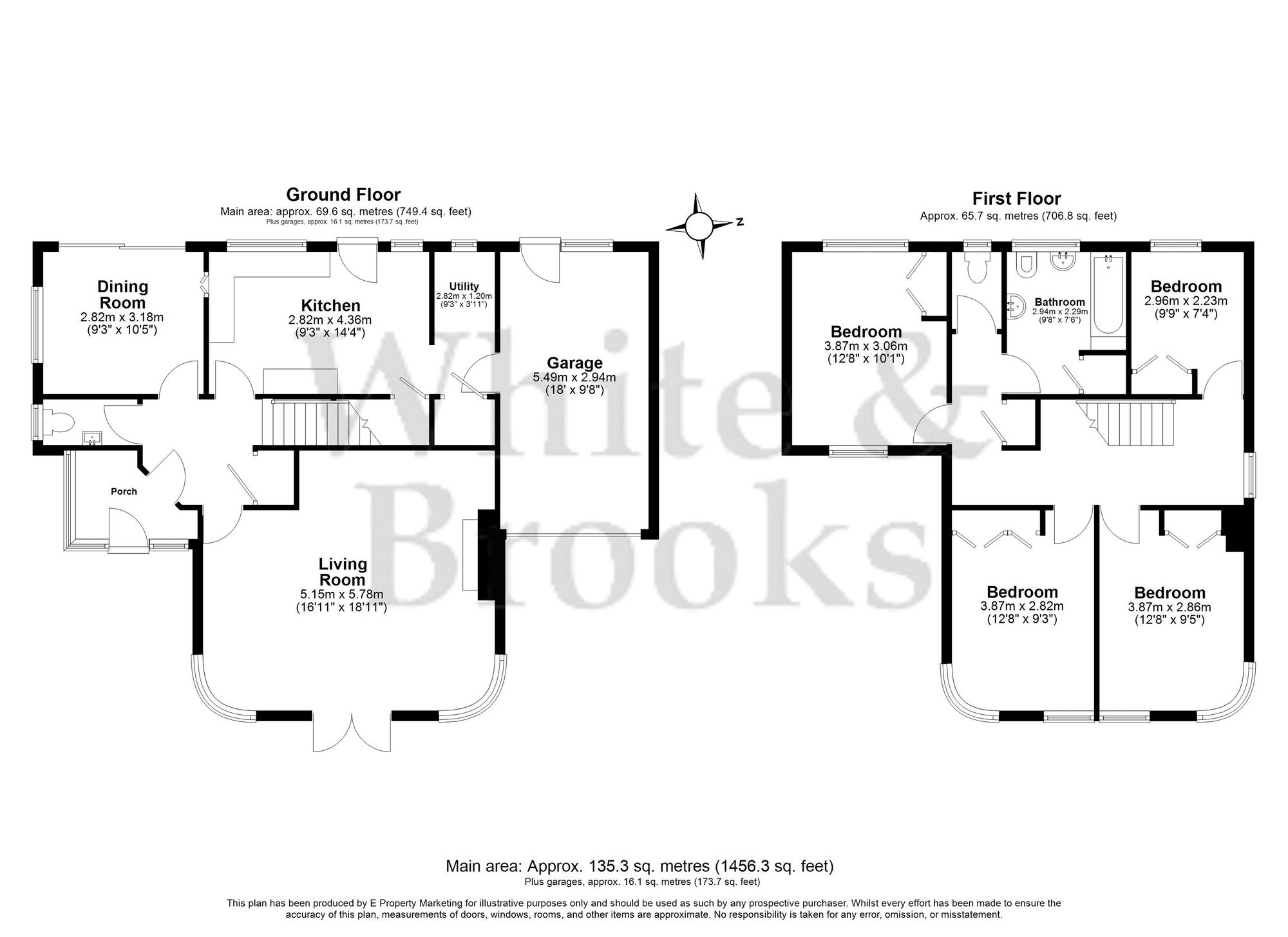 4 bed detached house for sale in Downview Road, Felpham, PO22 - Property floorplan