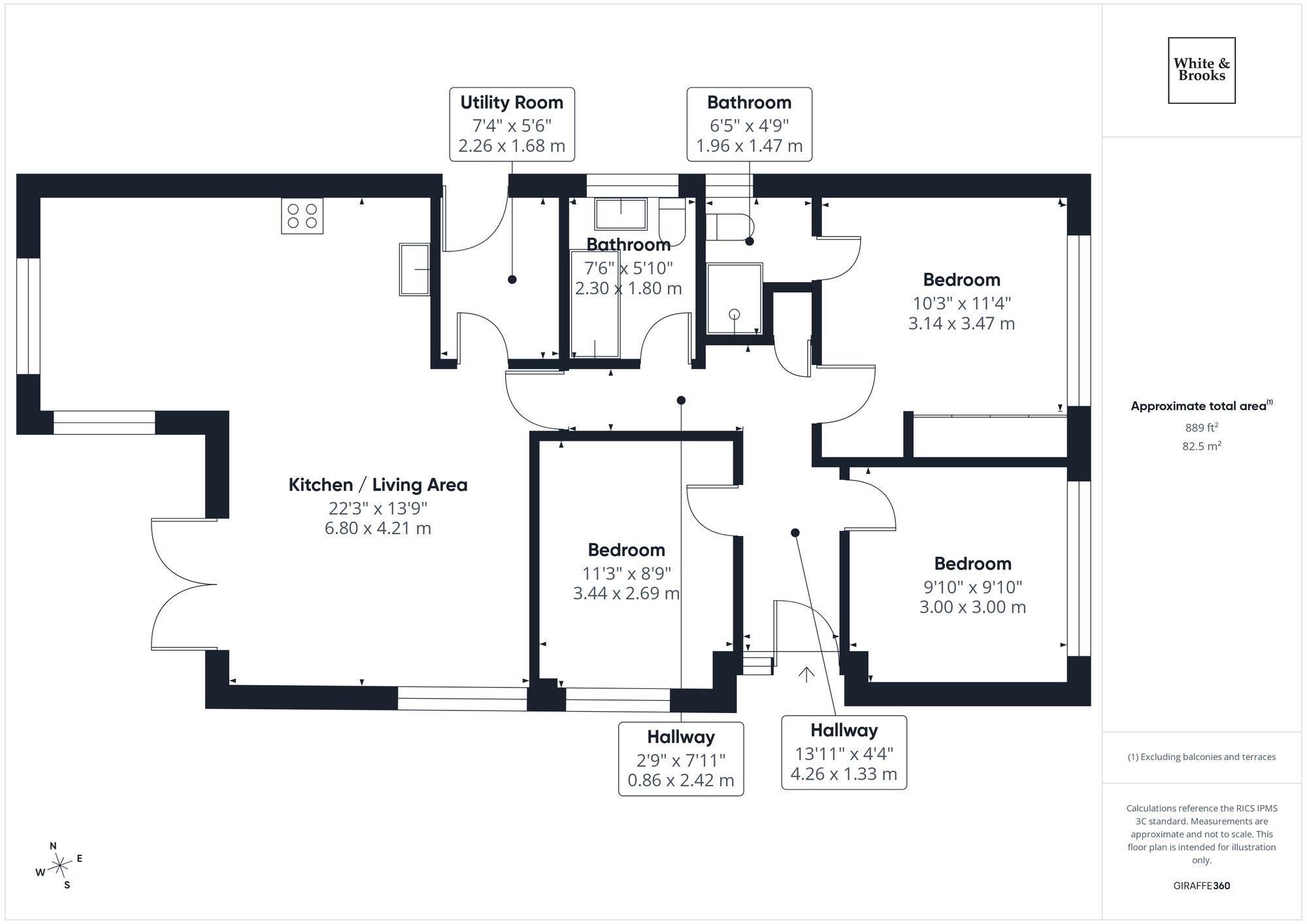3 bed detached house for sale in Godwin Way, Chichester, PO18 - Property floorplan