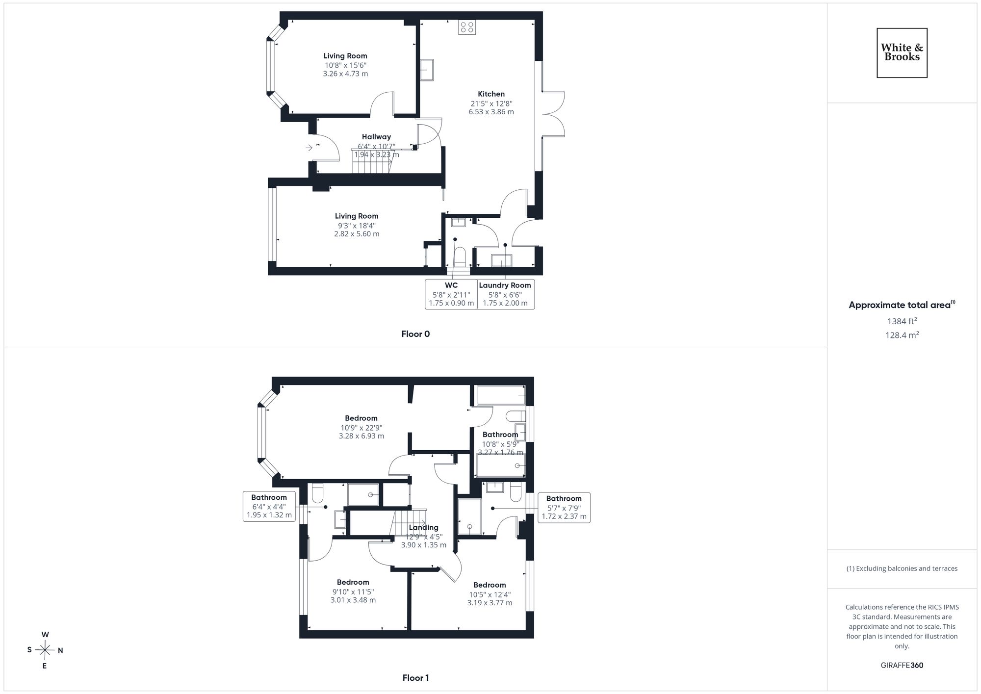 3 bed detached house for sale in Fennel Drive, Chichester, PO20 - Property floorplan
