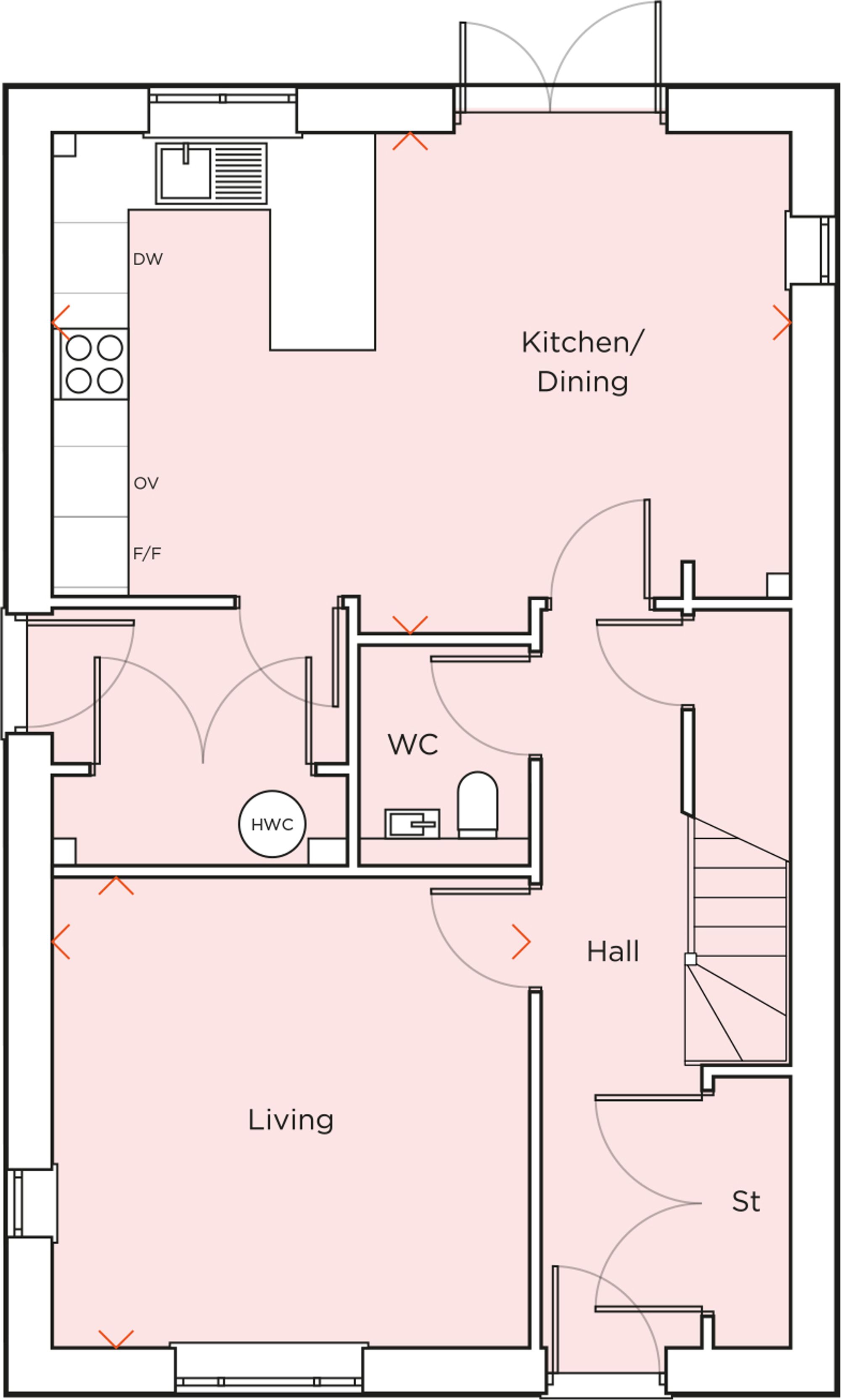 4 bed detached house for sale in Luker Place, Romney Broadwalk, PO22 - Property floorplan