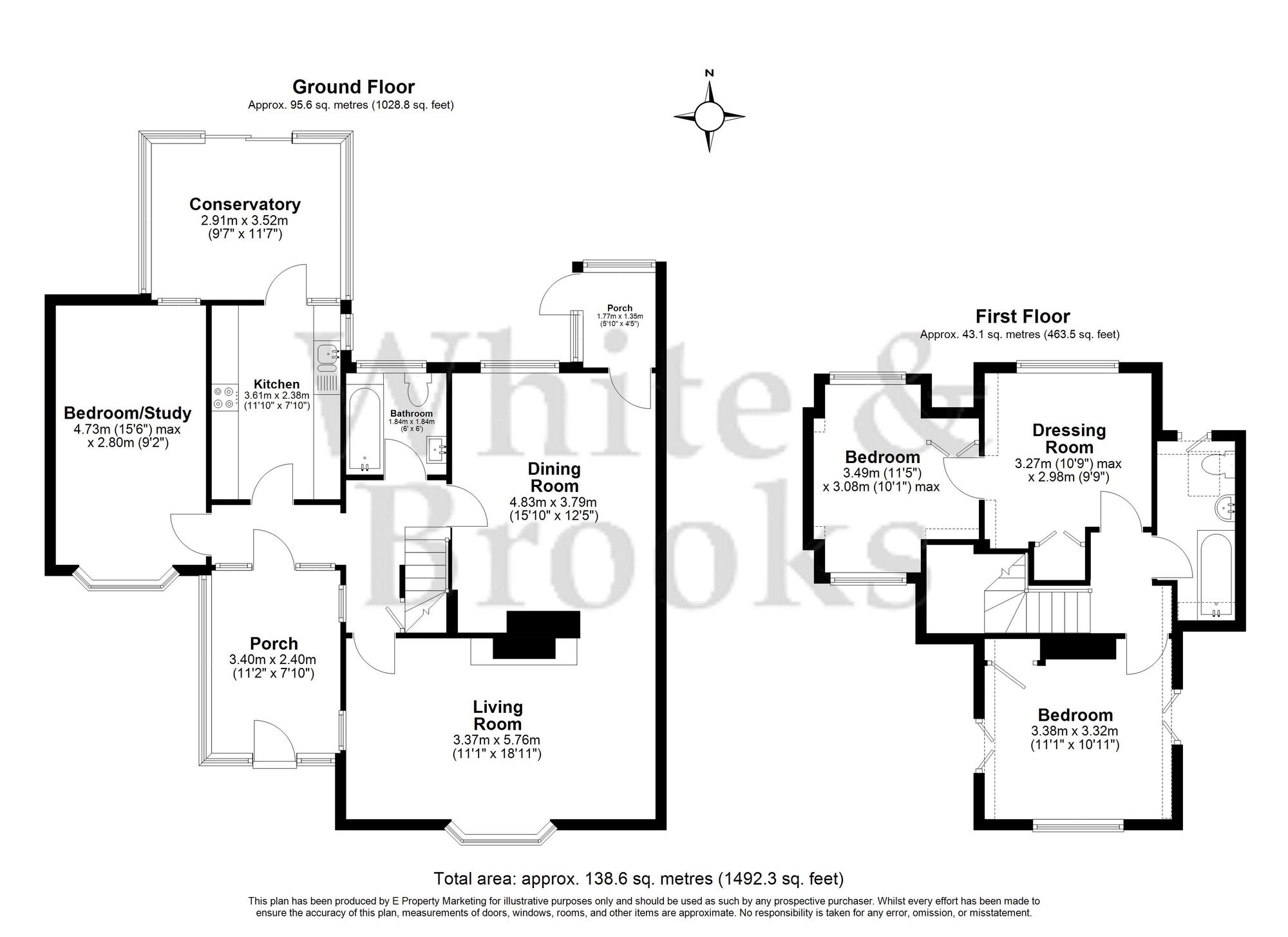 3 bed semi-detached house for sale in Middleton Road, Middleton On Sea, PO22 - Property floorplan