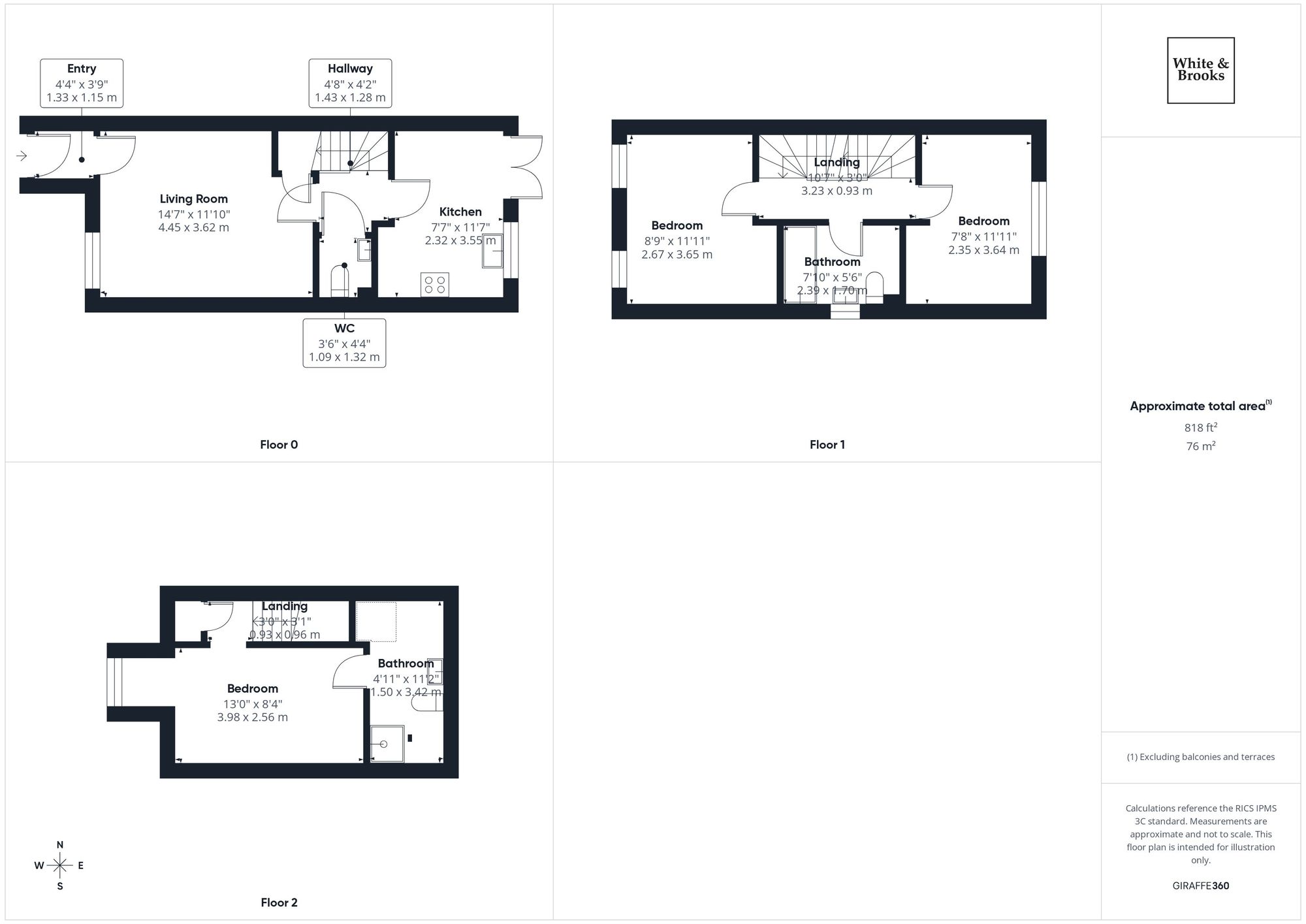 3 bed semi-detached house for sale in Osborn Drive, Tangmere, PO20 - Property floorplan