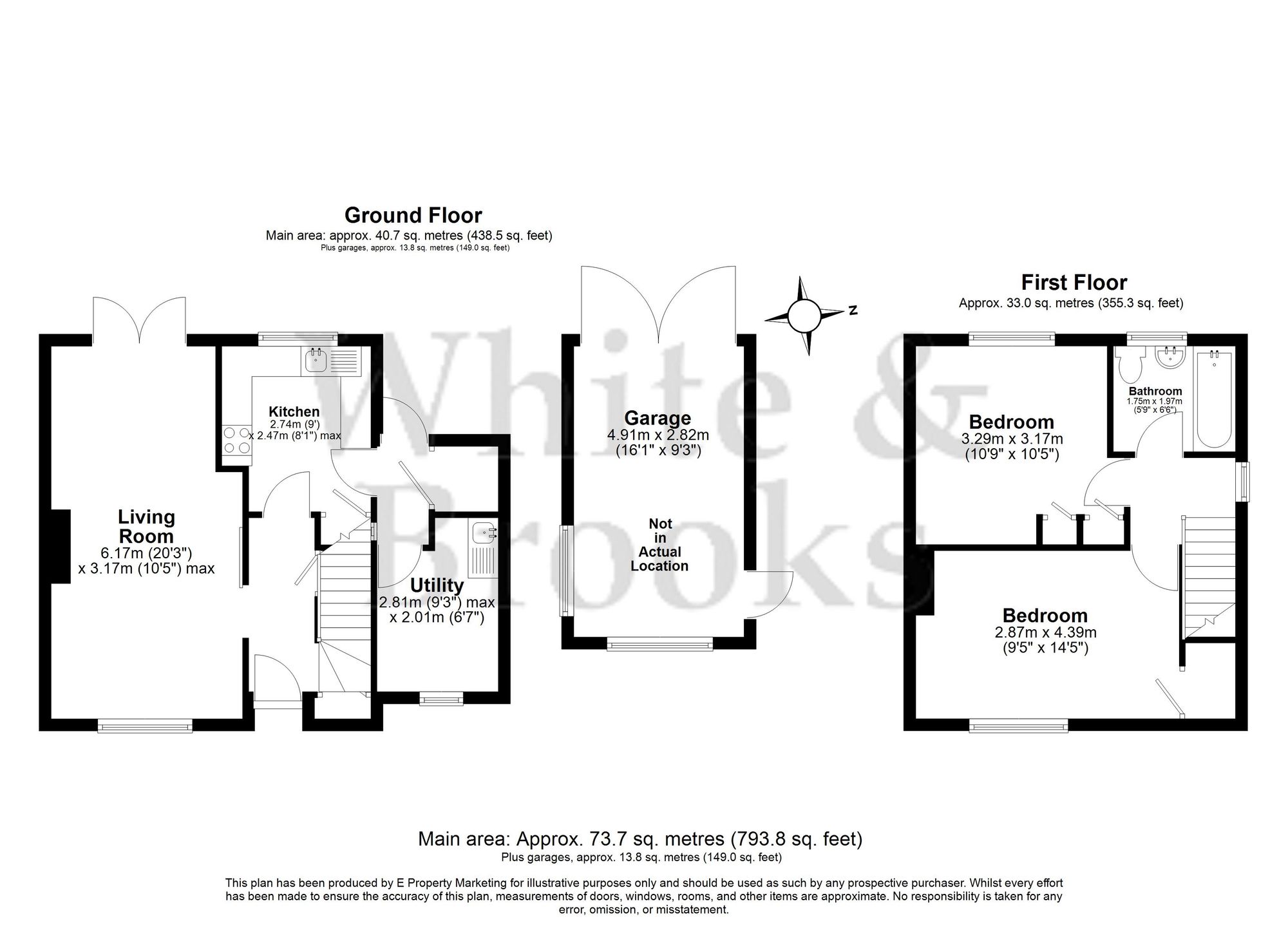 2 bed semi-detached house for sale in Highfield Lane, Oving, PO20 - Property floorplan