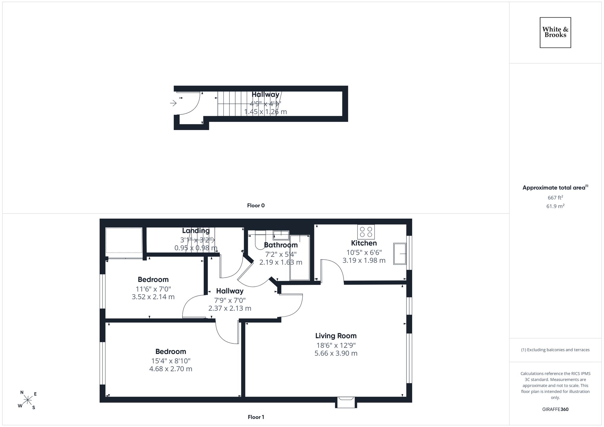2 bed flat for sale in Felpham Road, Felpham, PO22 - Property floorplan