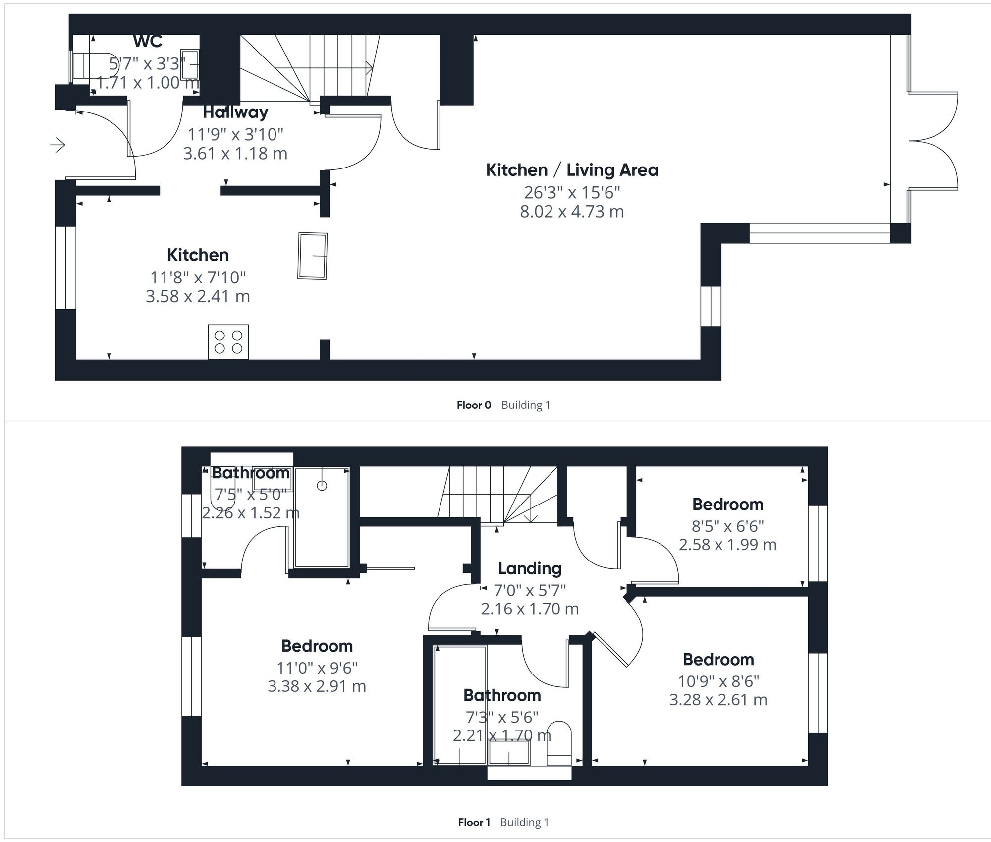 3 bed terraced house for sale in The Boulevard, Bognor Regis, PO21 - Property floorplan